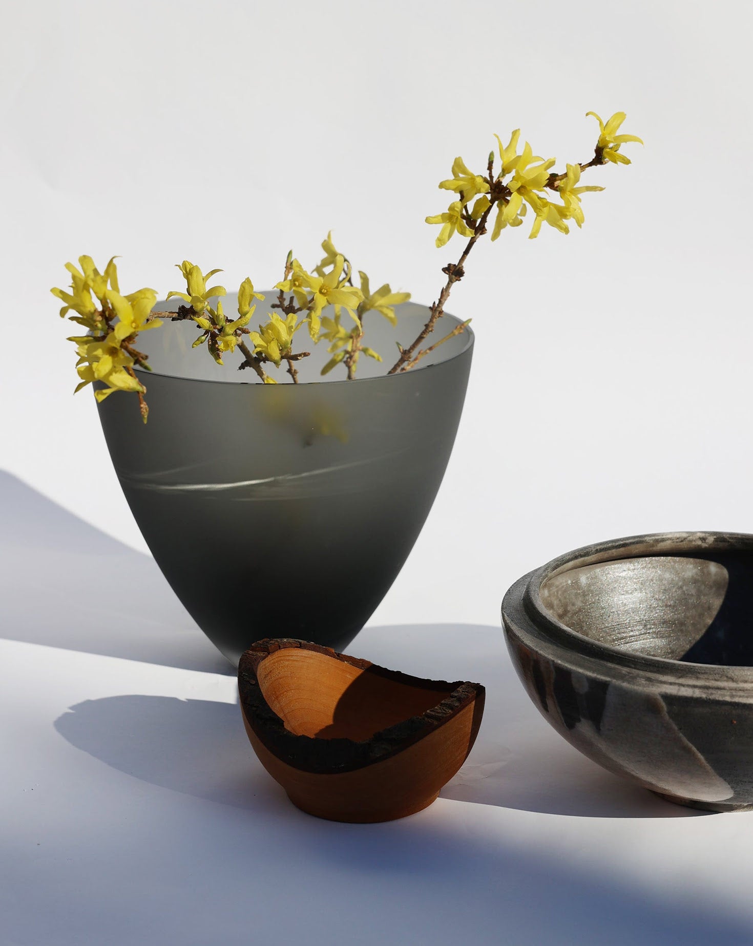 BUTTERFLY Glass and Ceramic Stacking Vessel