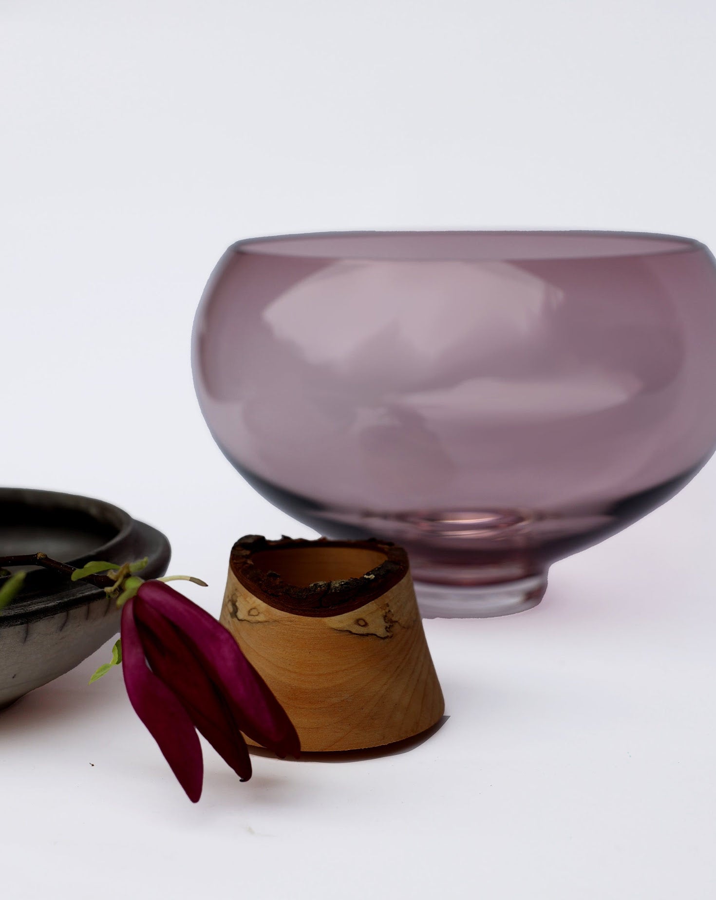 BUTTERFLY Glass and Ceramic Stacking Vessel