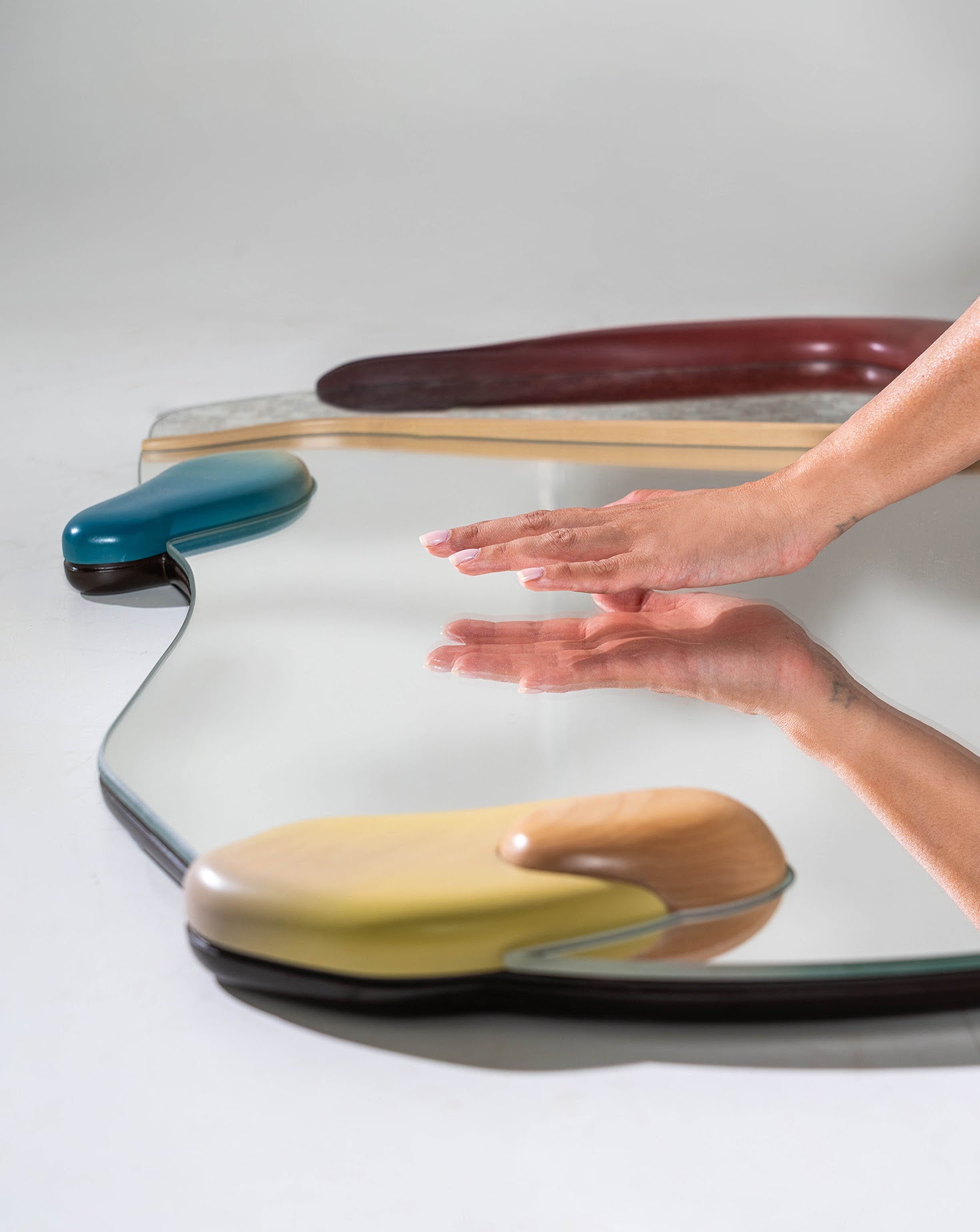 Balur II Wooden Mirror