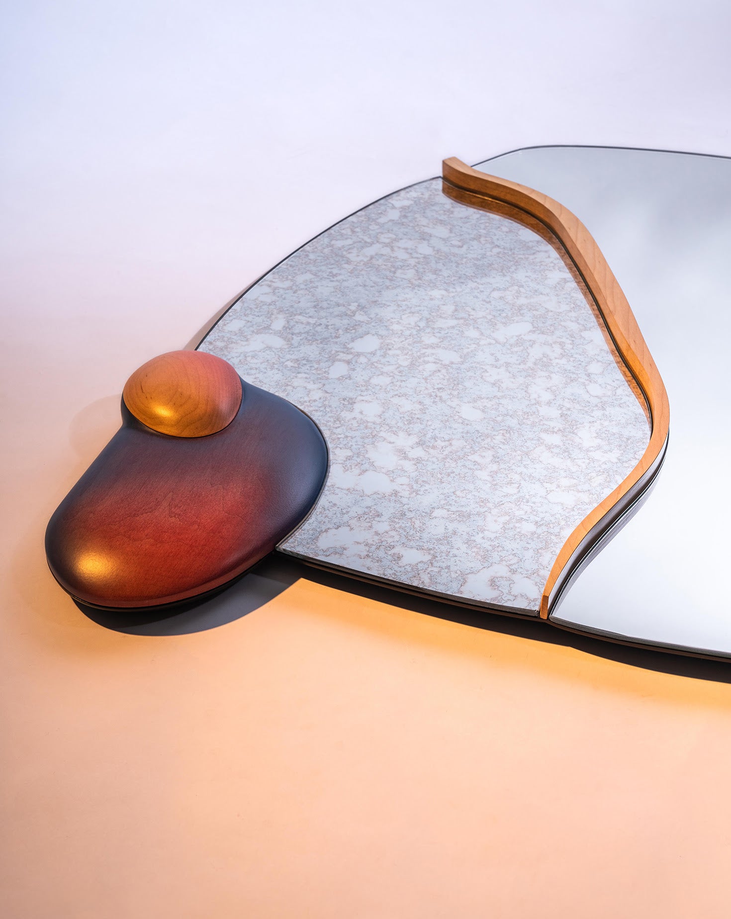Balur Wooden Mirror