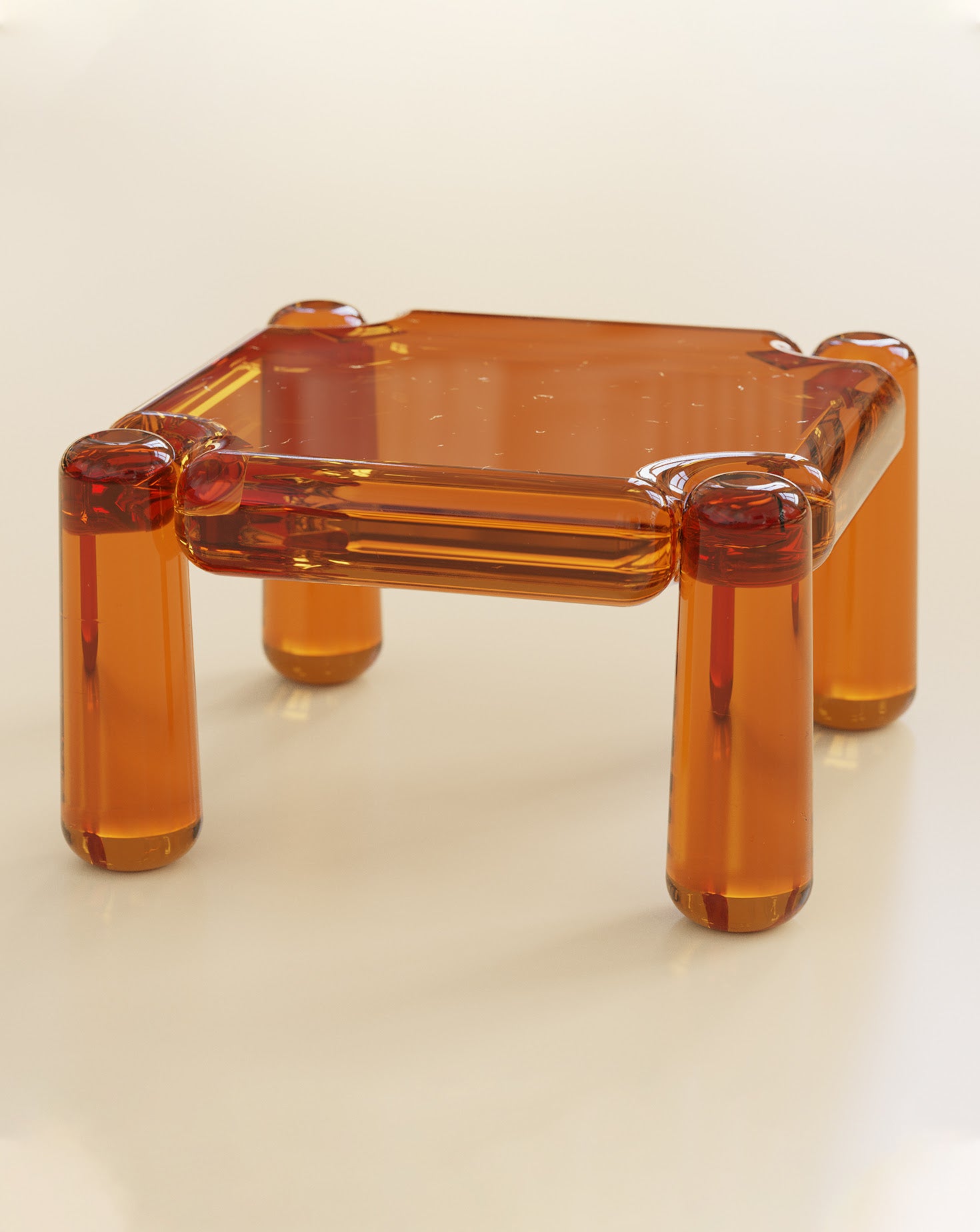Candy Acrylic Resin Squared Table