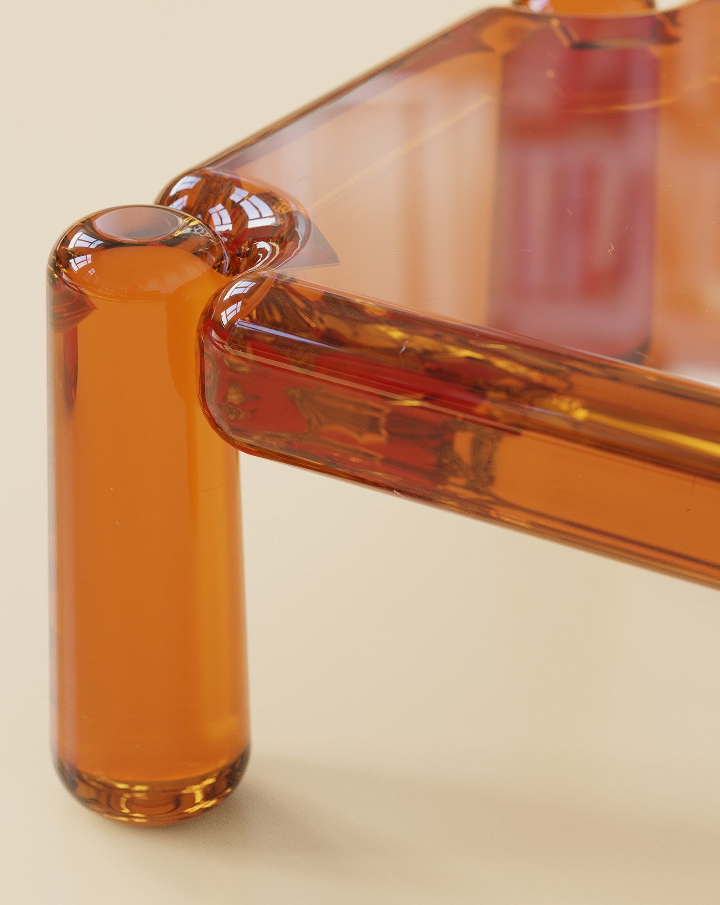 Candy Acrylic Resin Squared Table