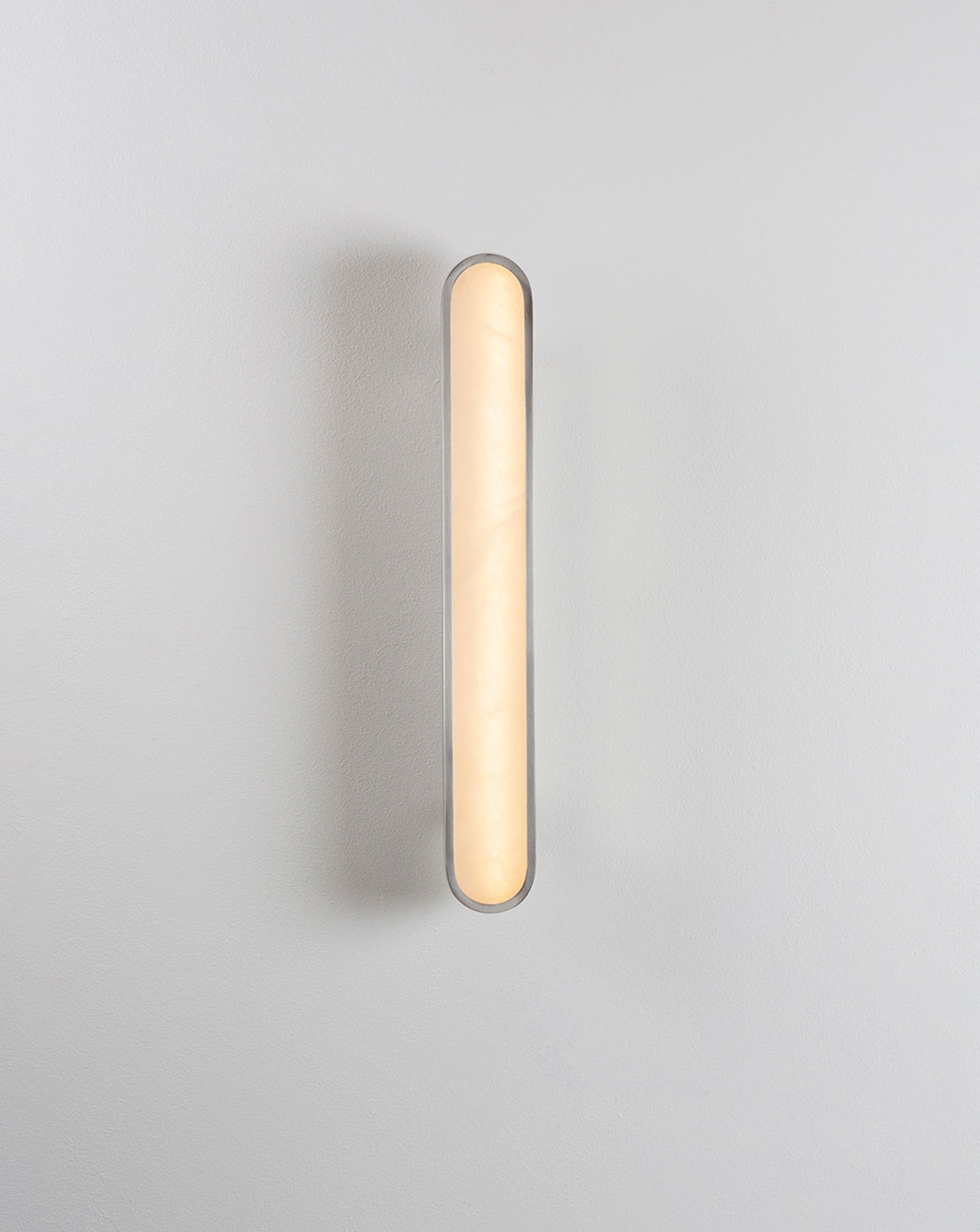 Capsule Satin Nickel Wall Light