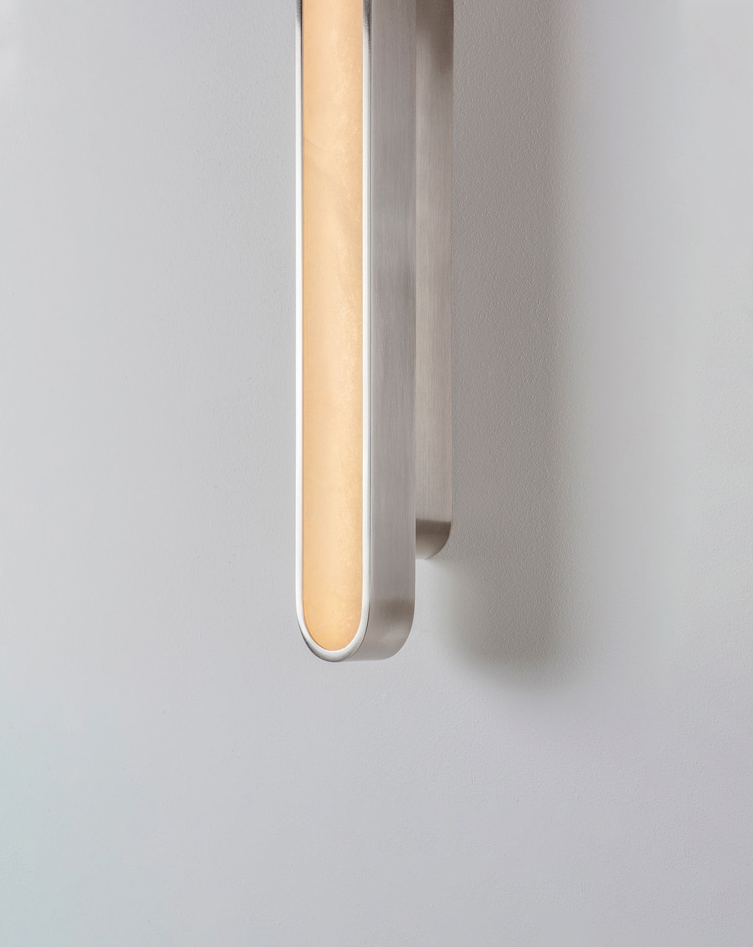 Capsule Satin Nickel Wall Light