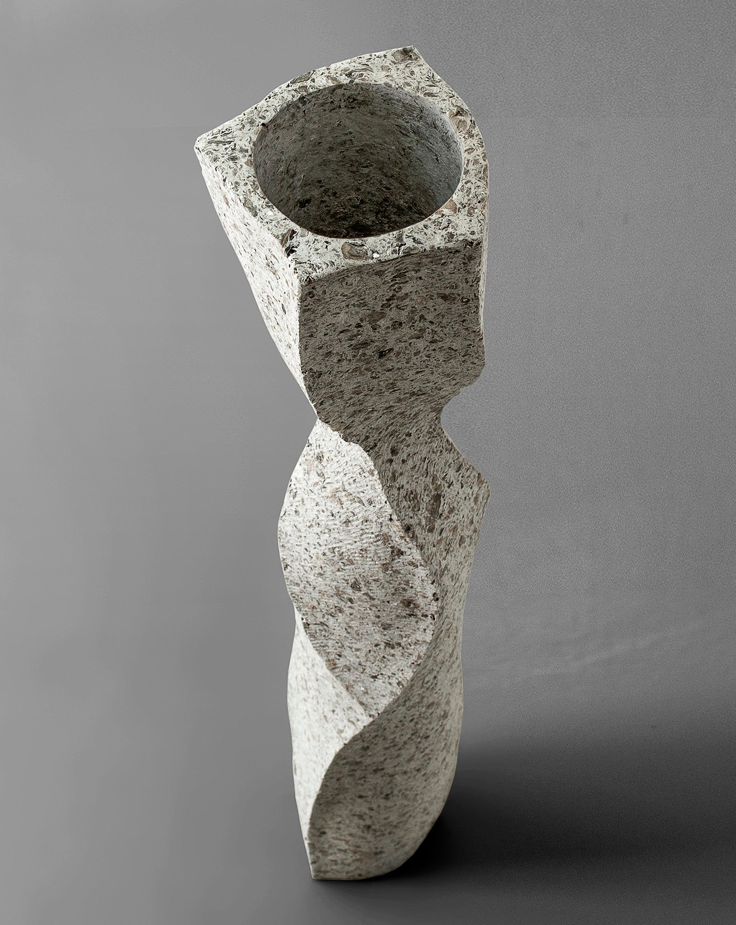Column Grey Vase