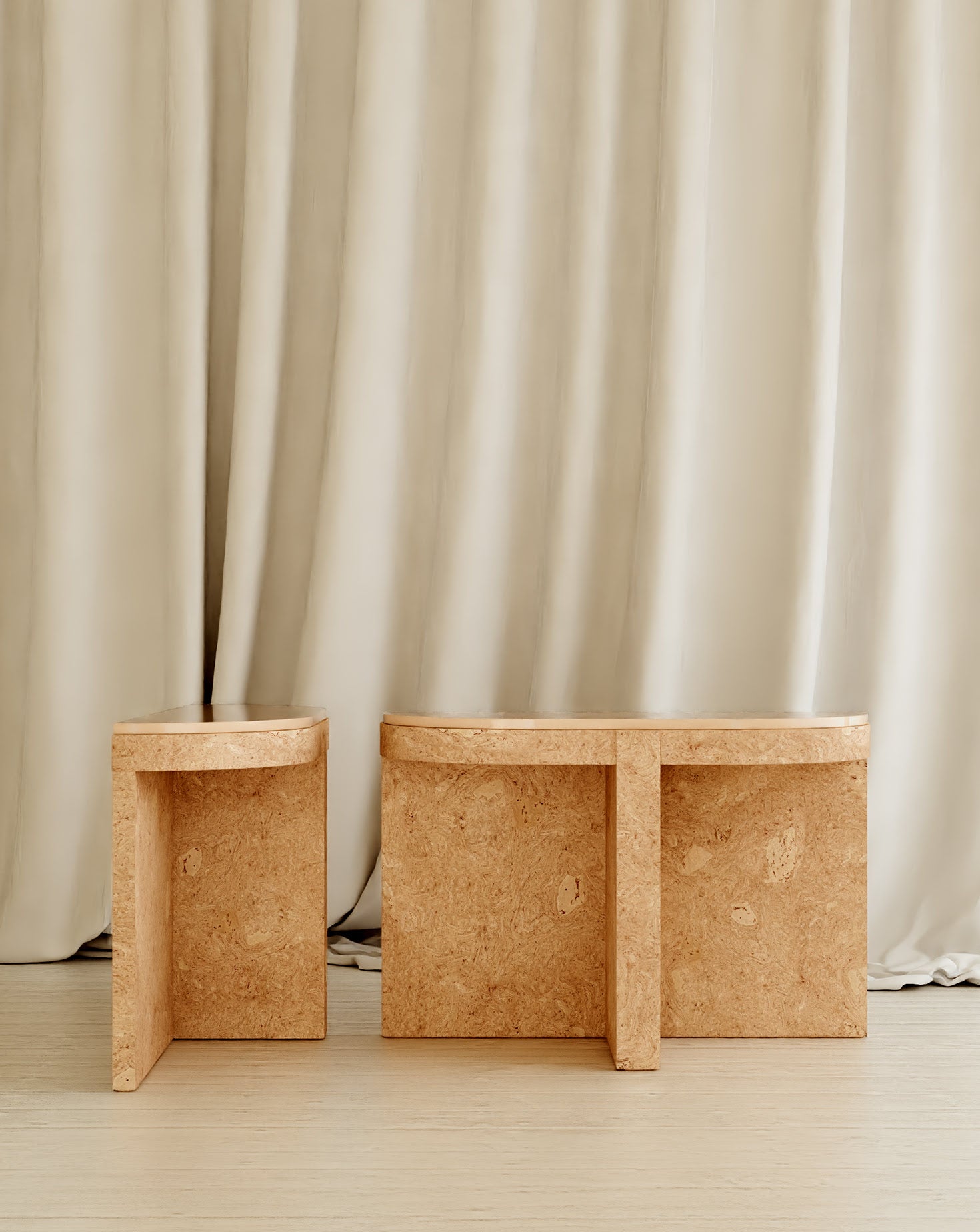 Cork and Ceramic Console