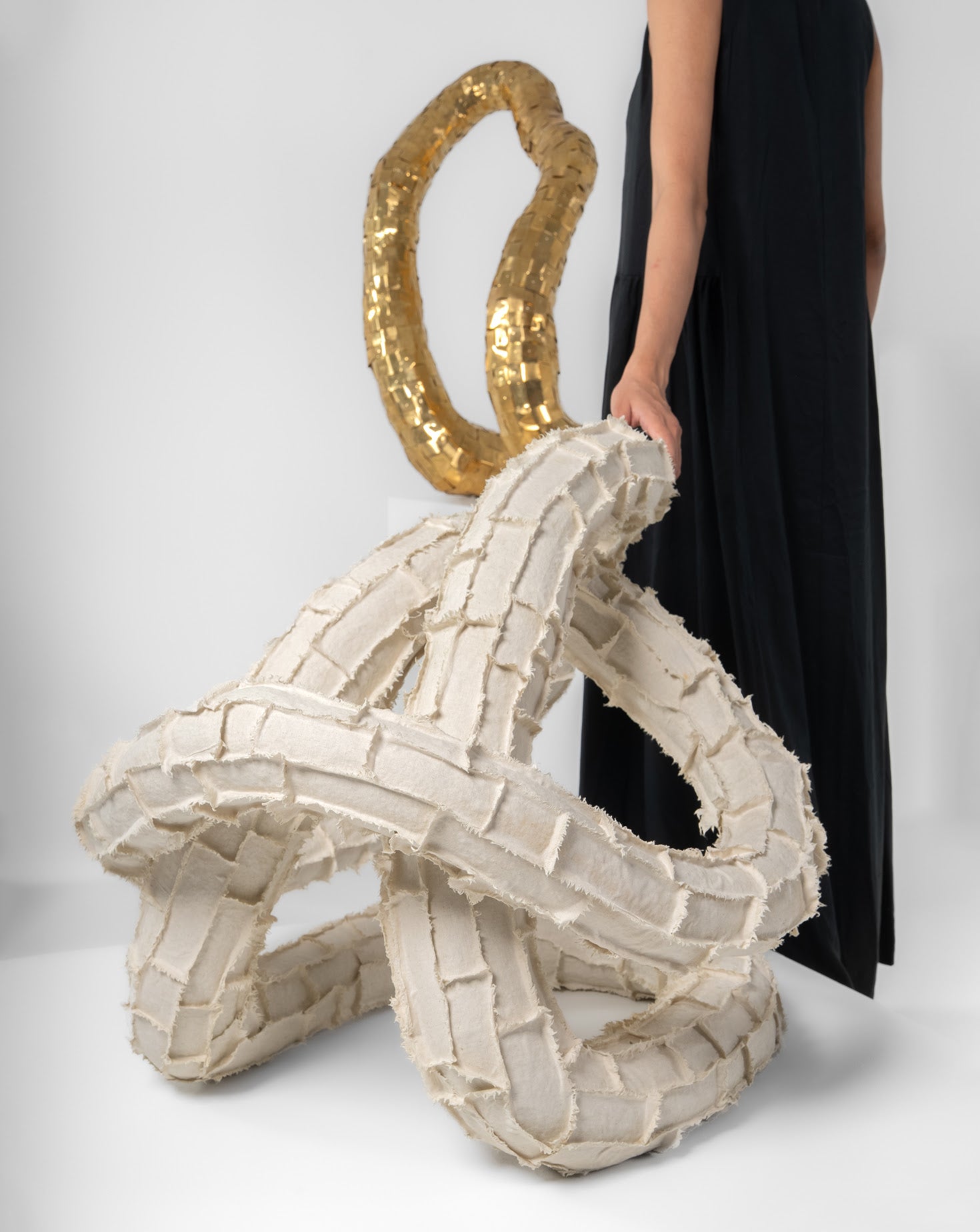 Fabric on Papier-mâché Sculpture 03