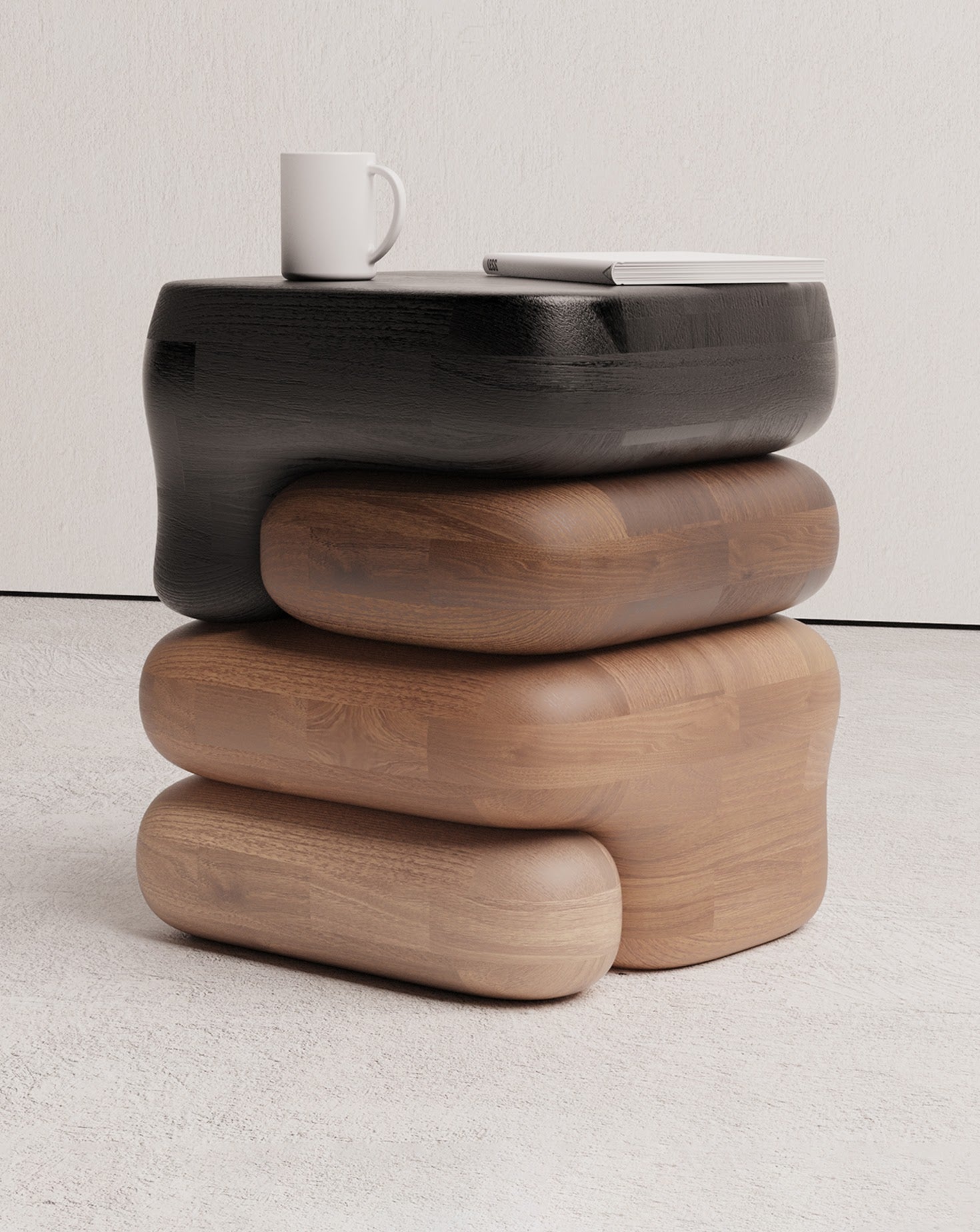 Gradient 01 Wood Side Table