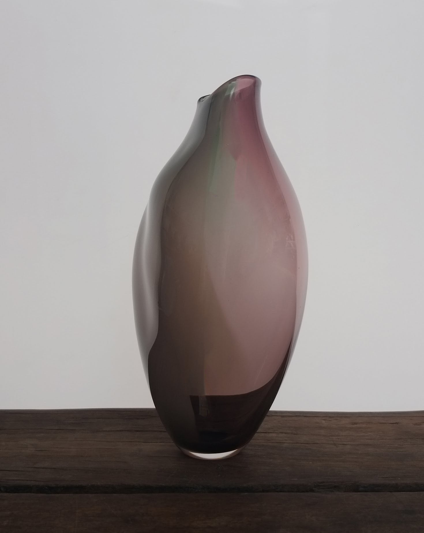 Heather Forest Glass Sculptural Vessel