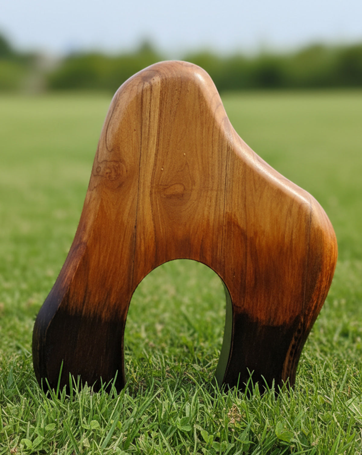 IDIKA 04 Teak Wood Sculptural Vase