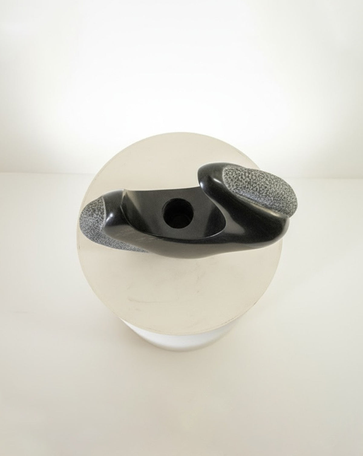 ILISHA 01 Black Marble Sculptural Vase