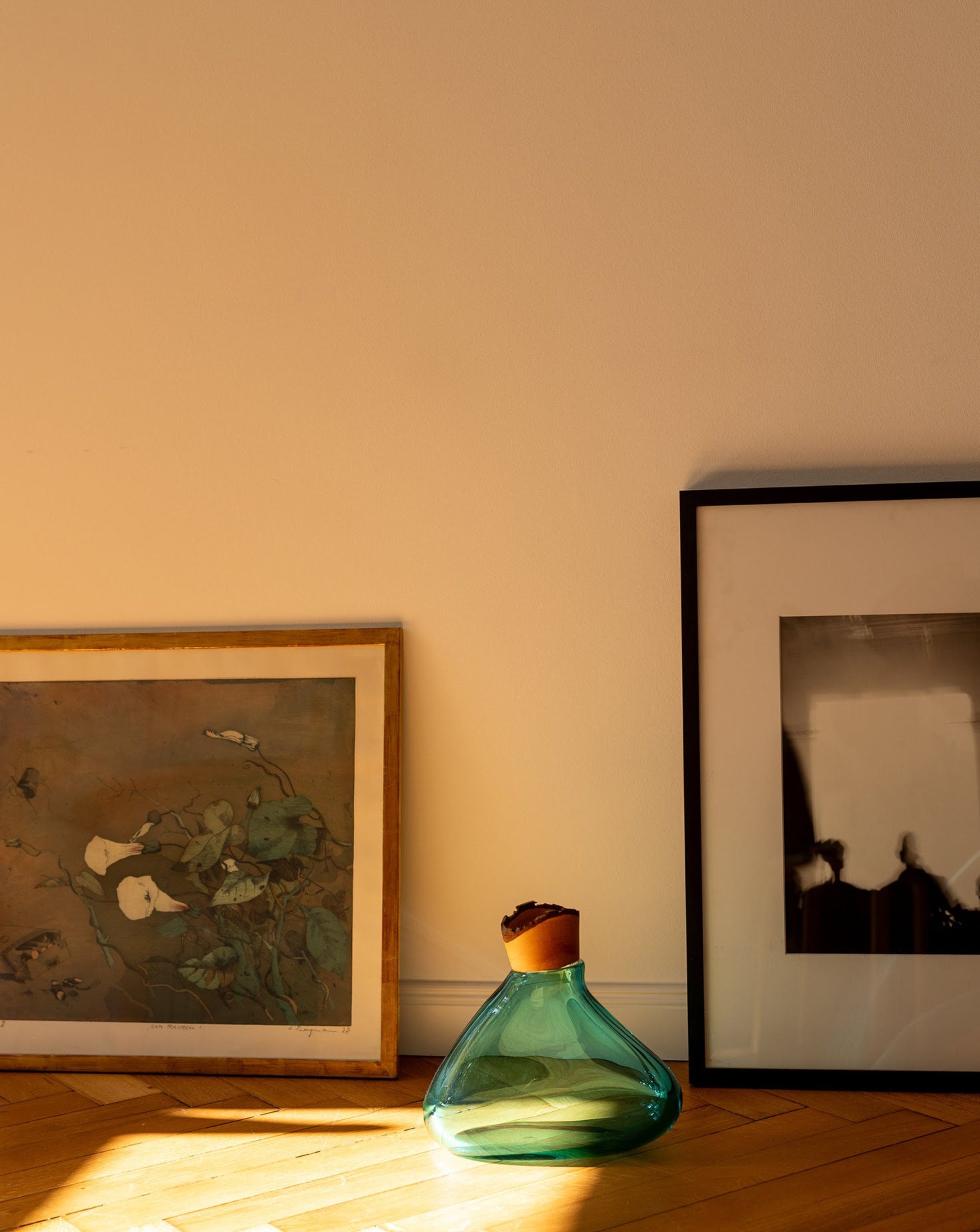 ILONA Glass and Wood Stacking Vessel