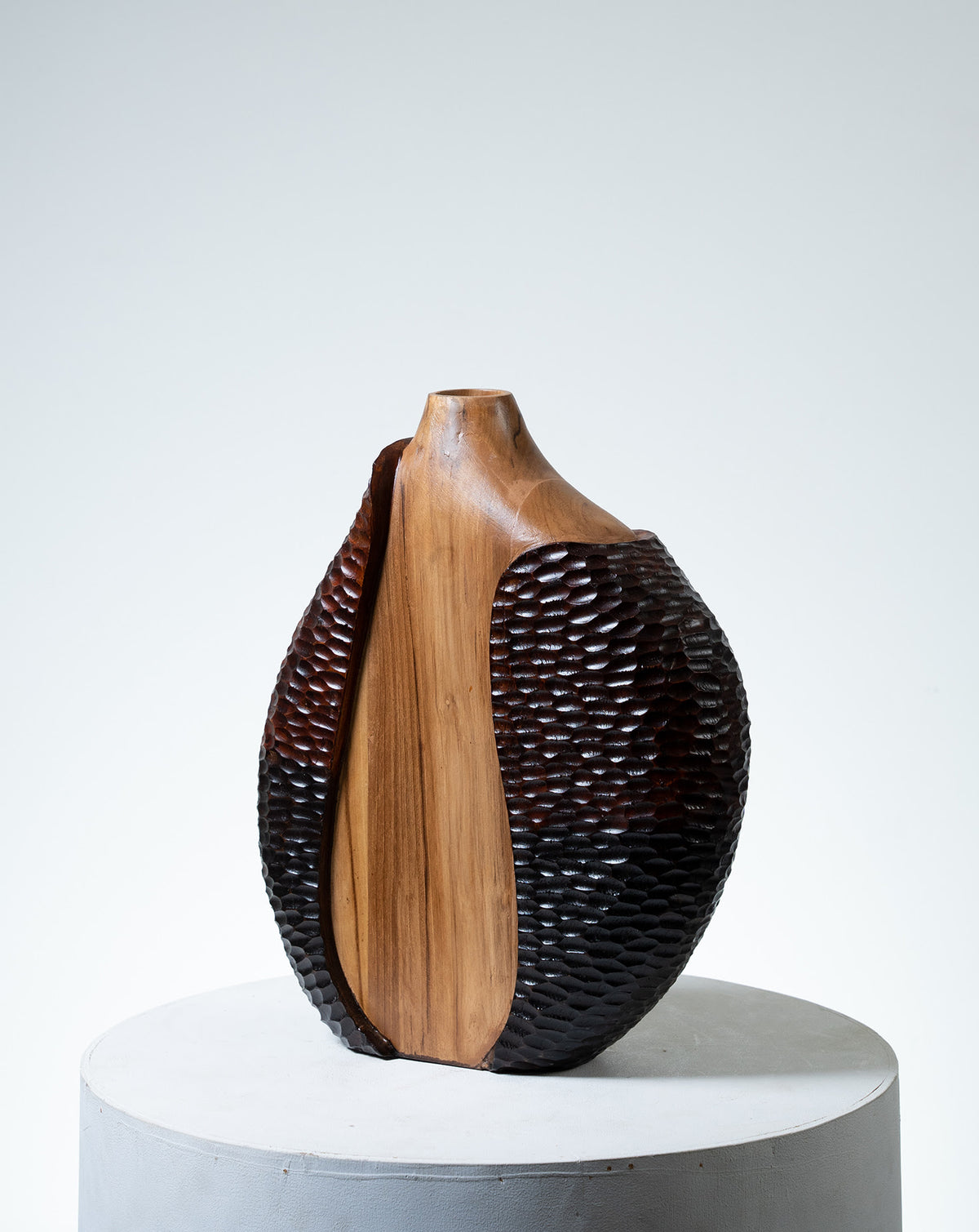 Customisable dimensions available on this made-to-order Indian teak vessel