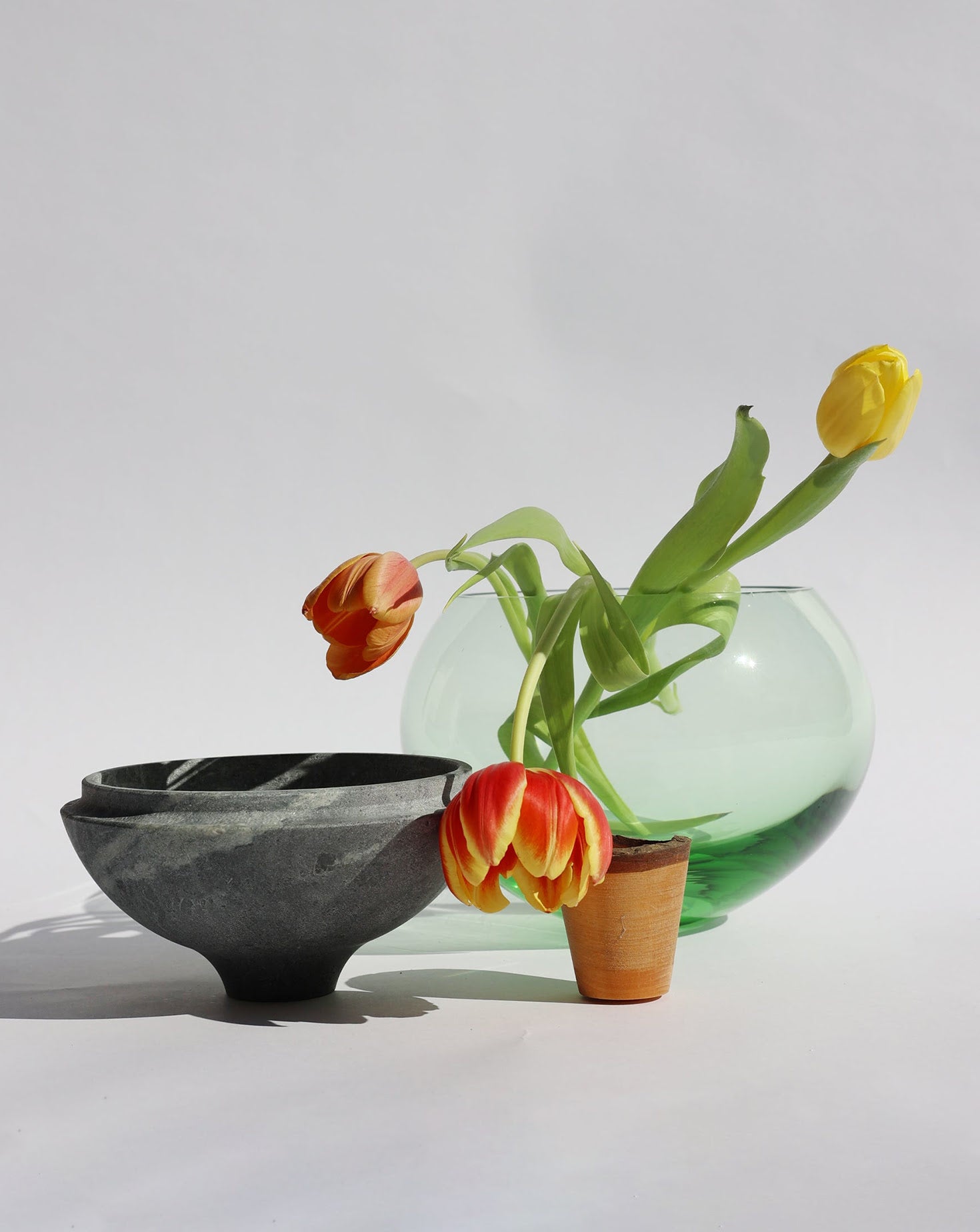 ISTANBUL Glass and Soapstone Stacking Vessel