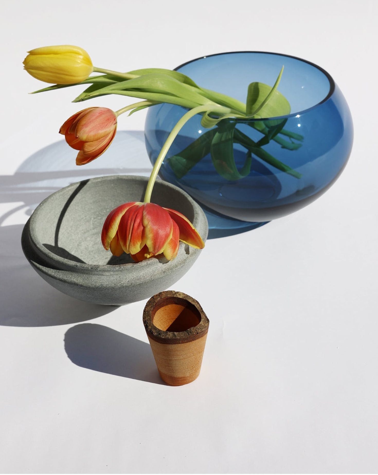 ISTANBUL Glass and Soapstone Stacking Vessel