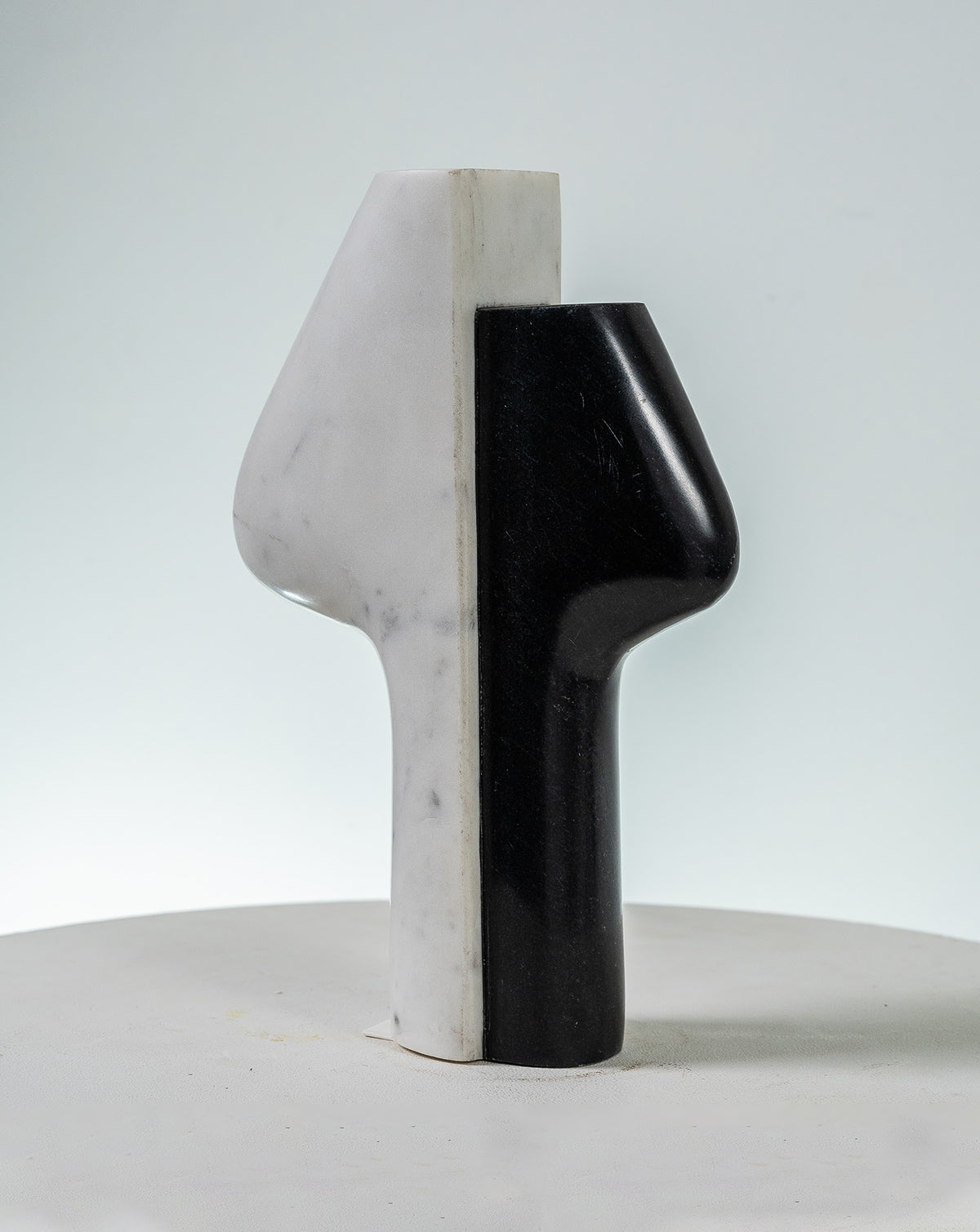Tabletop sculpture suited to a dining table, hallway console or office shelf