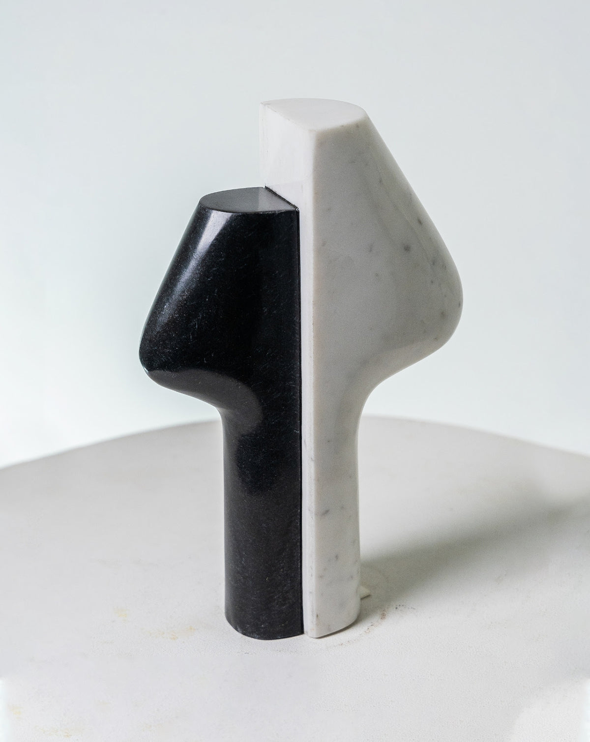Slim nine centimetre depth allowing the vase to sit against a wall or mantel