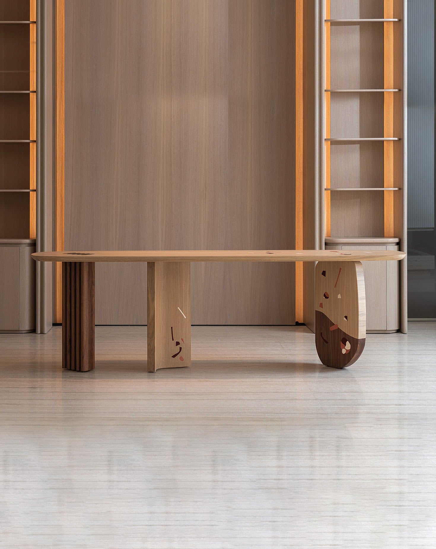Kaan Maple Wood Console