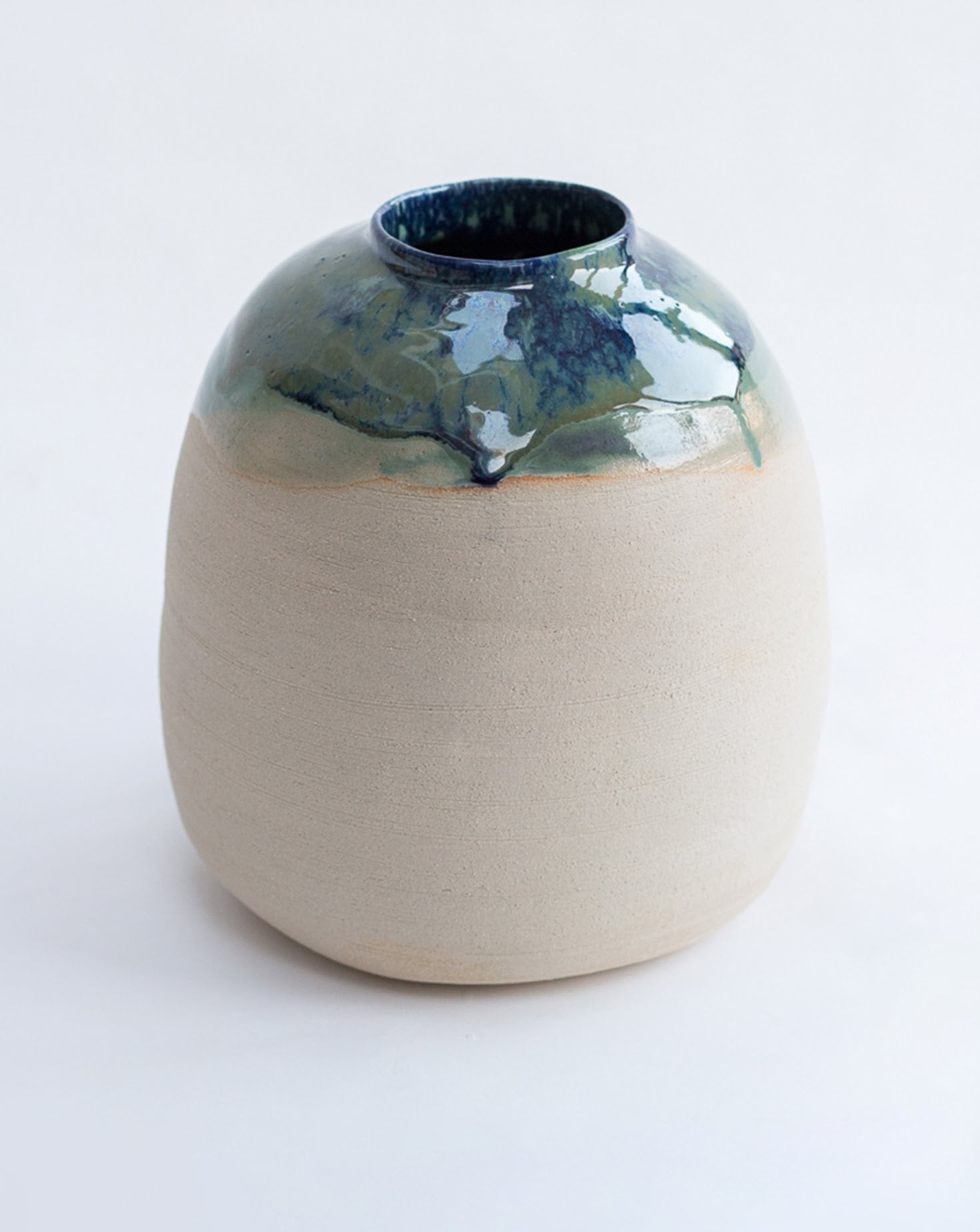 Large Jurassic Moon Jar Vessel