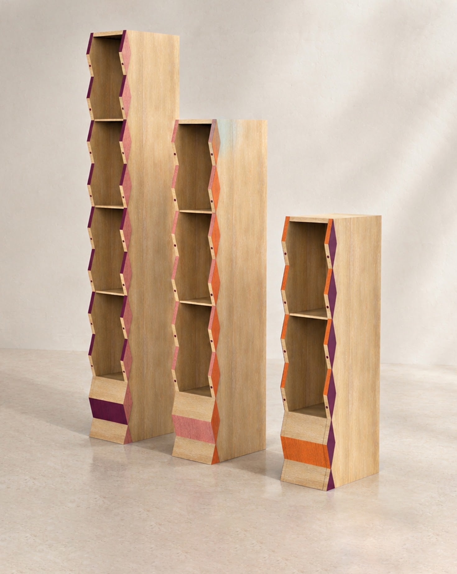 May Maple Wood Bookcase Cabinet