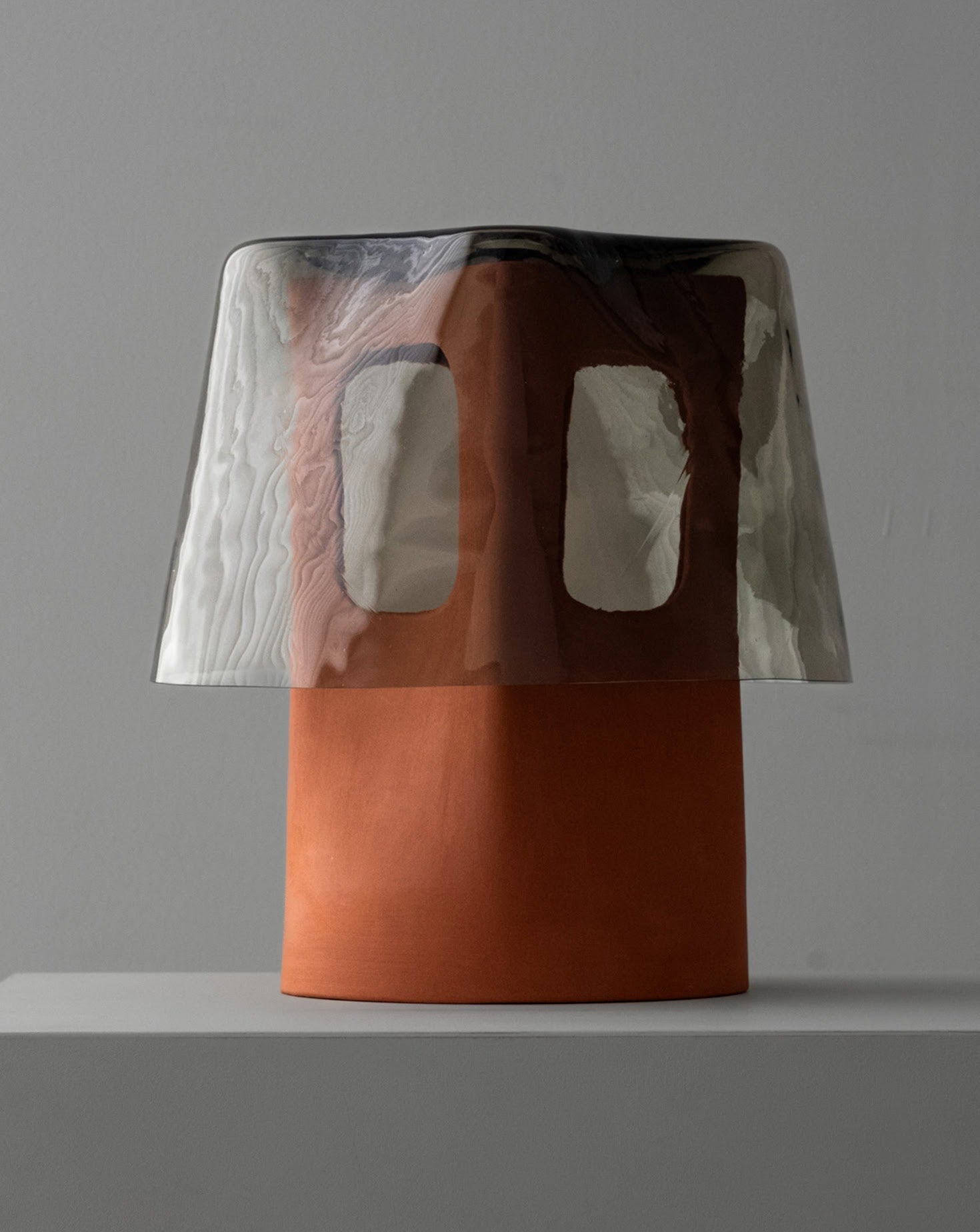 Mesia Ceramics and Glass Table Lamp