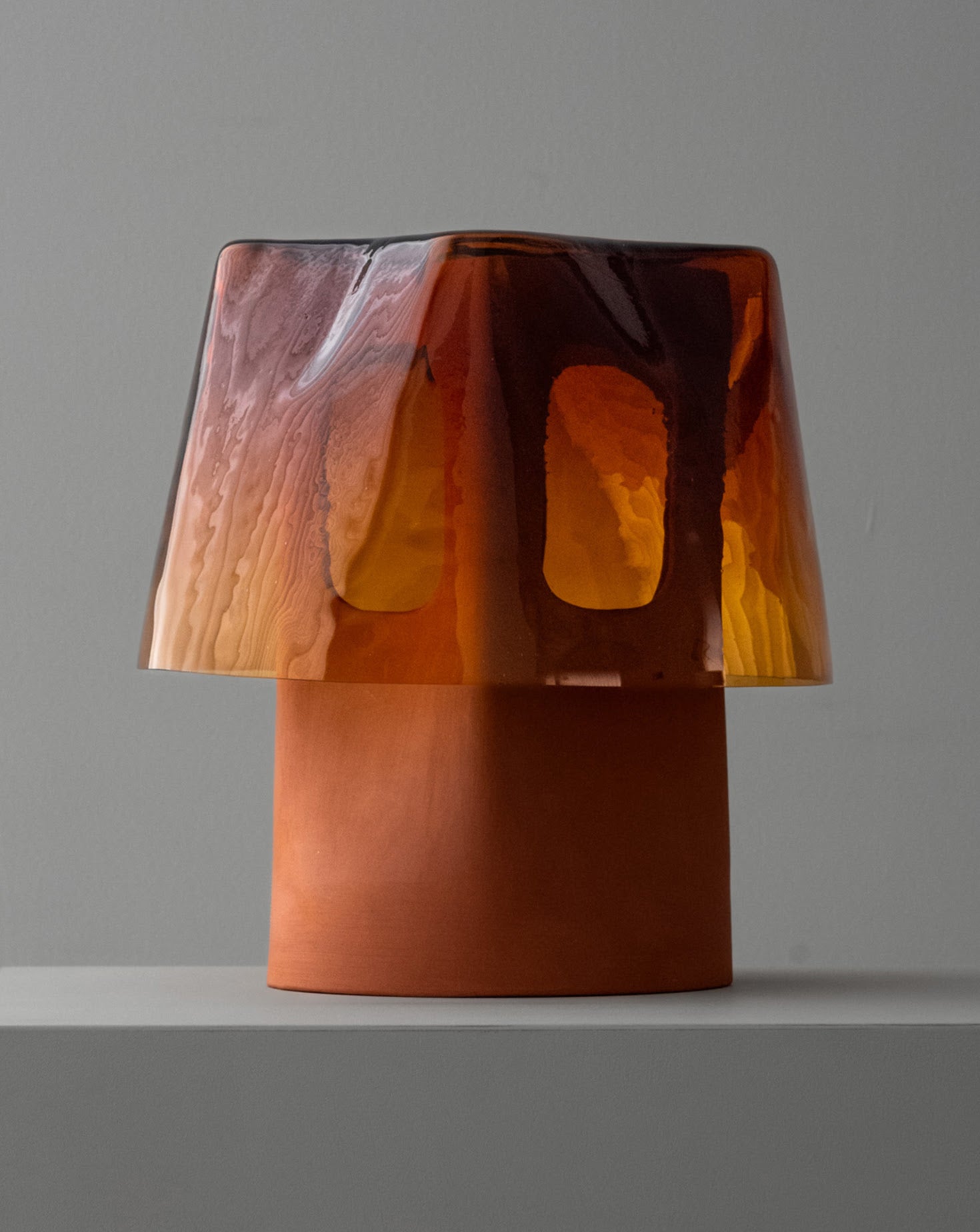Mesia Ceramics and Glass Table Lamp