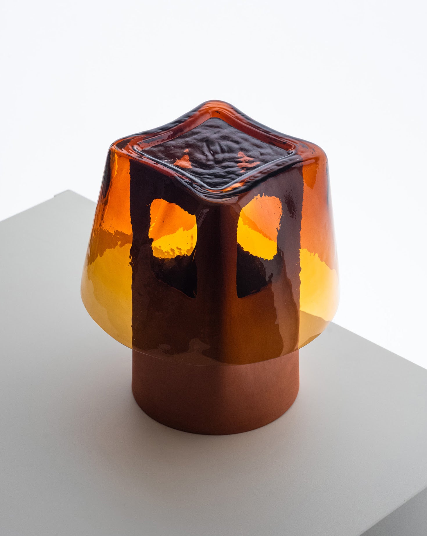 Mesia Ceramics and Glass Table Lamp