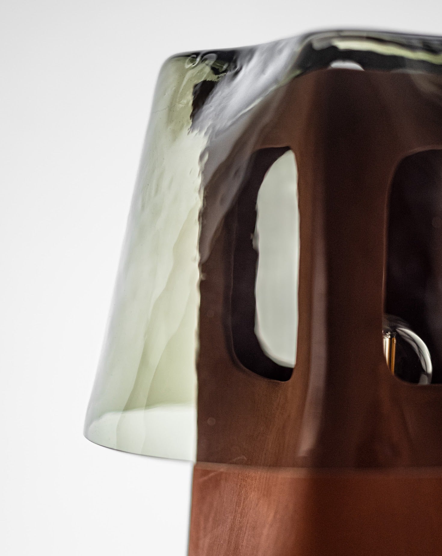 Mesia Ceramics and Glass Table Lamp