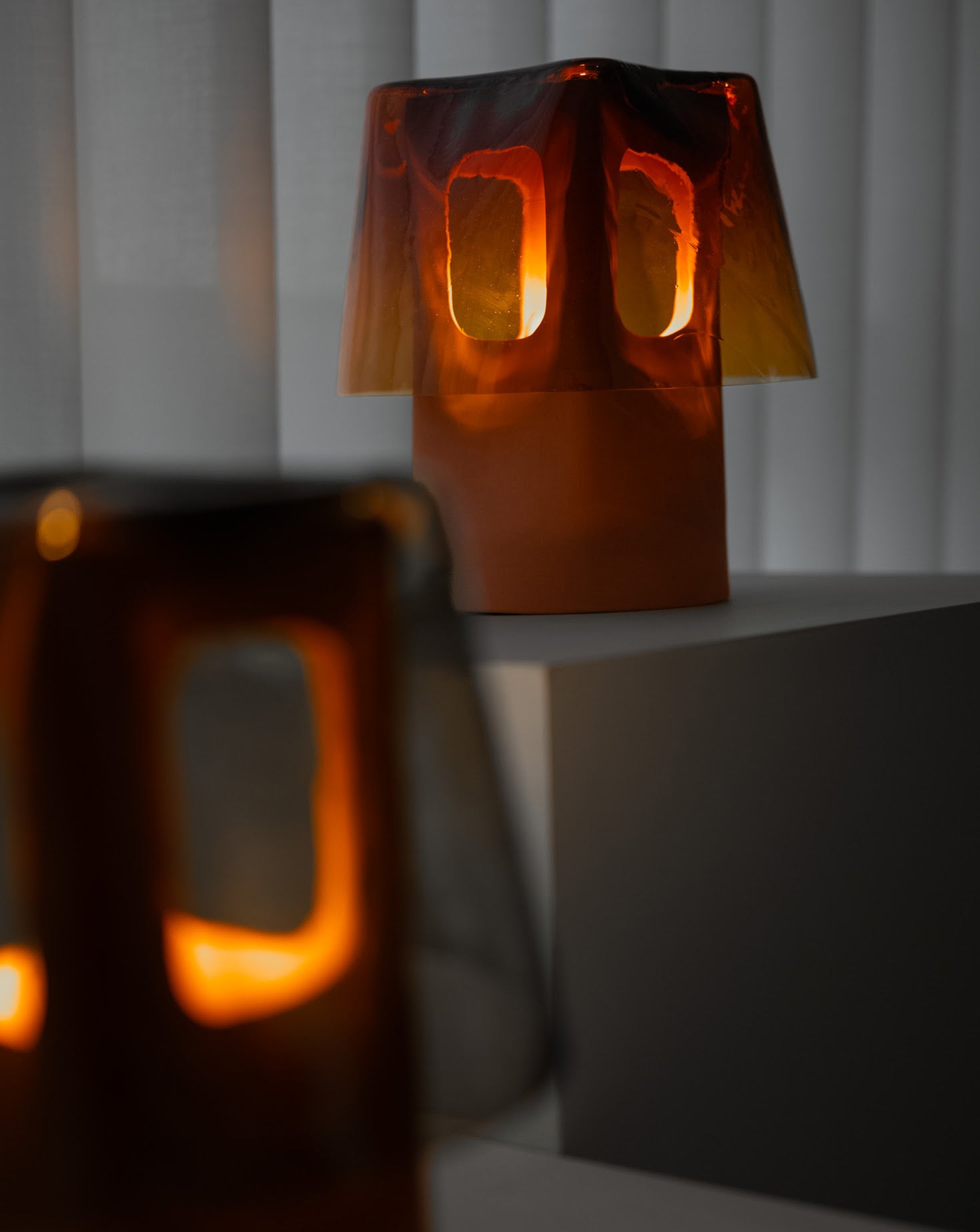 Mesia Ceramics and Glass Table Lamp