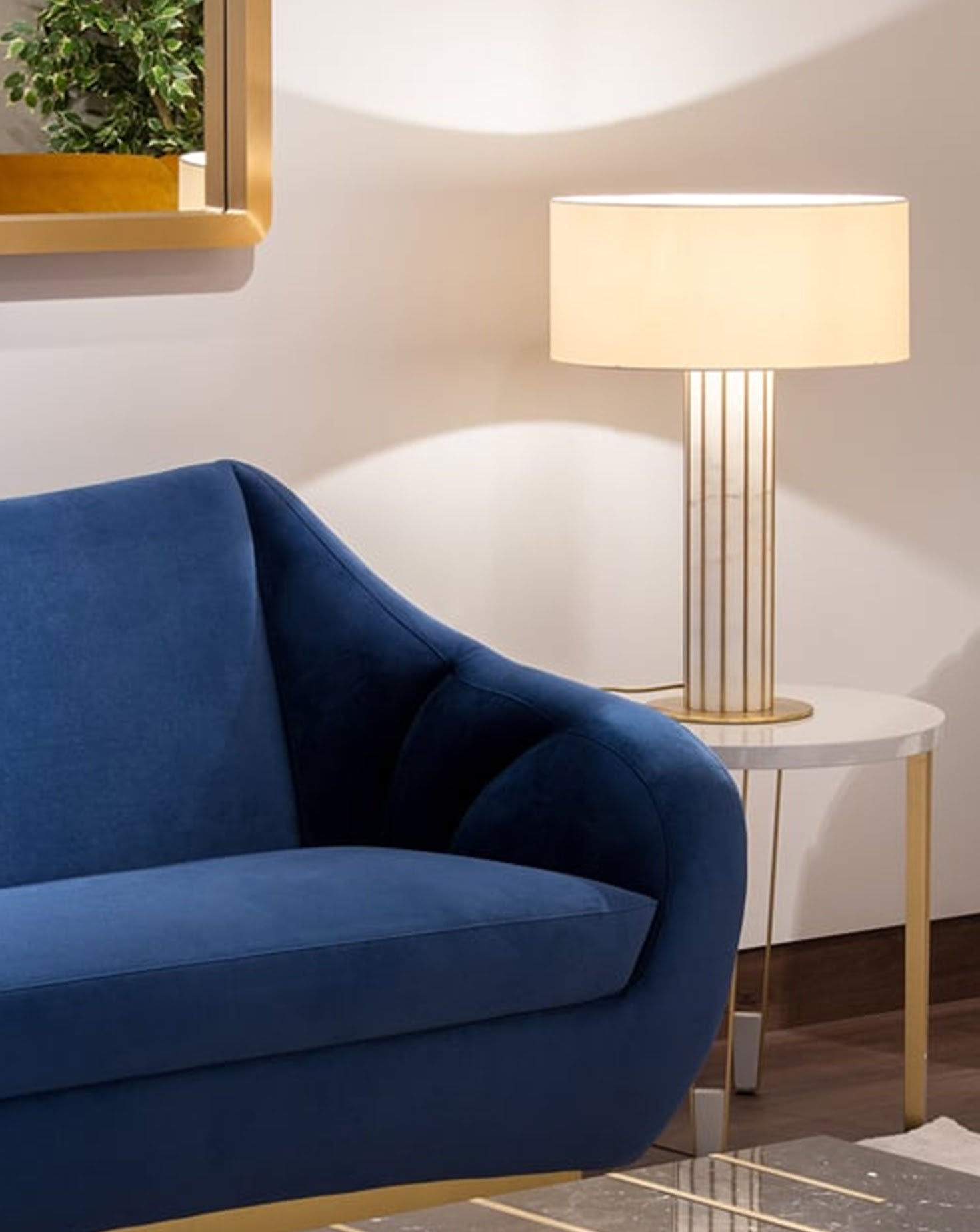 Seagram Marble Table Lamp