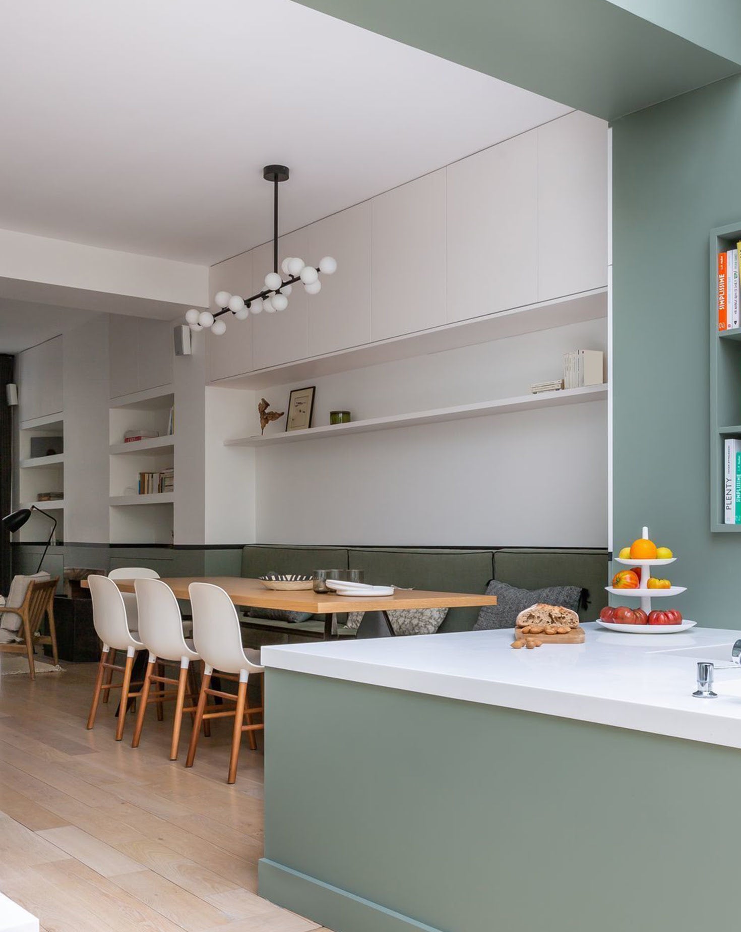 Mimosa Metal and Glass Pendant