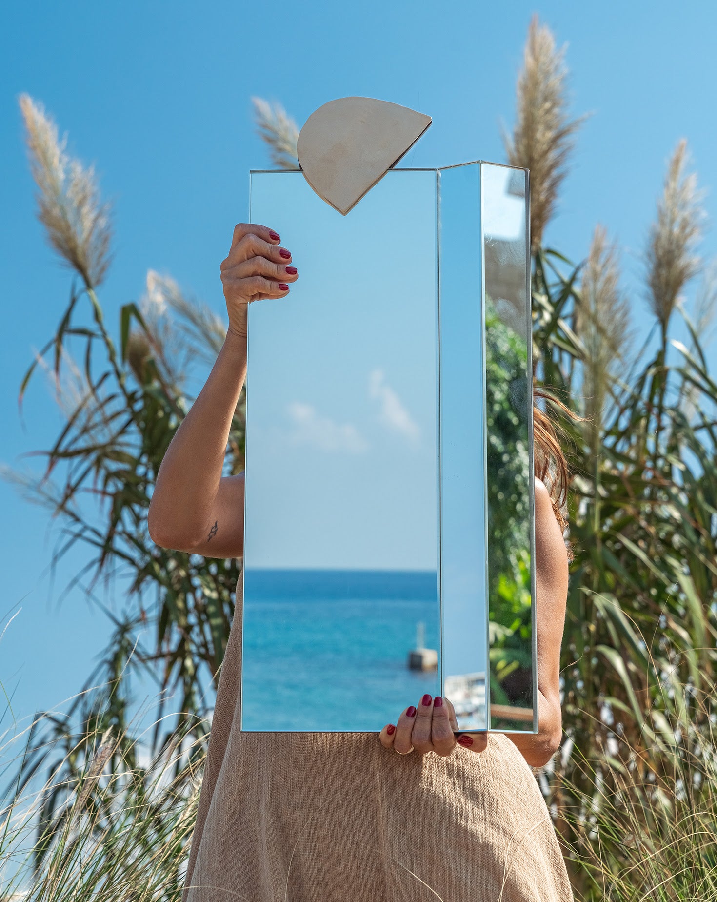 Miraat Wooden Mirror