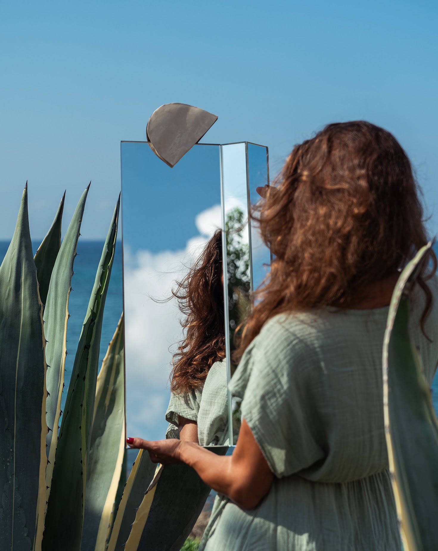 Miraat Wooden Mirror