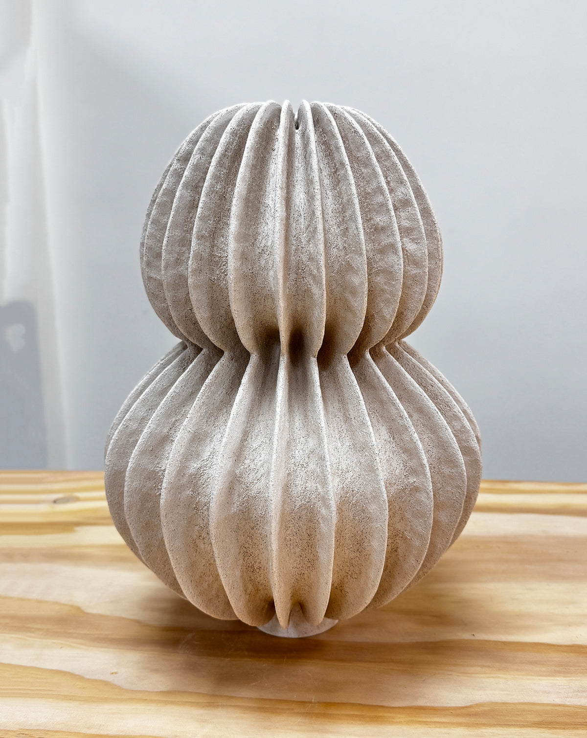 Organelle LI  Ceramic White Sculpture — lifestyle view 1