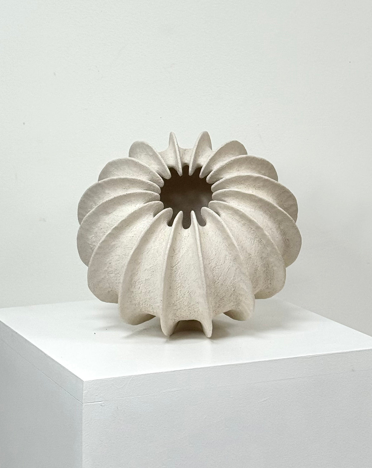 Organelle XL  Ceramic White Sculpture — lifestyle view 2