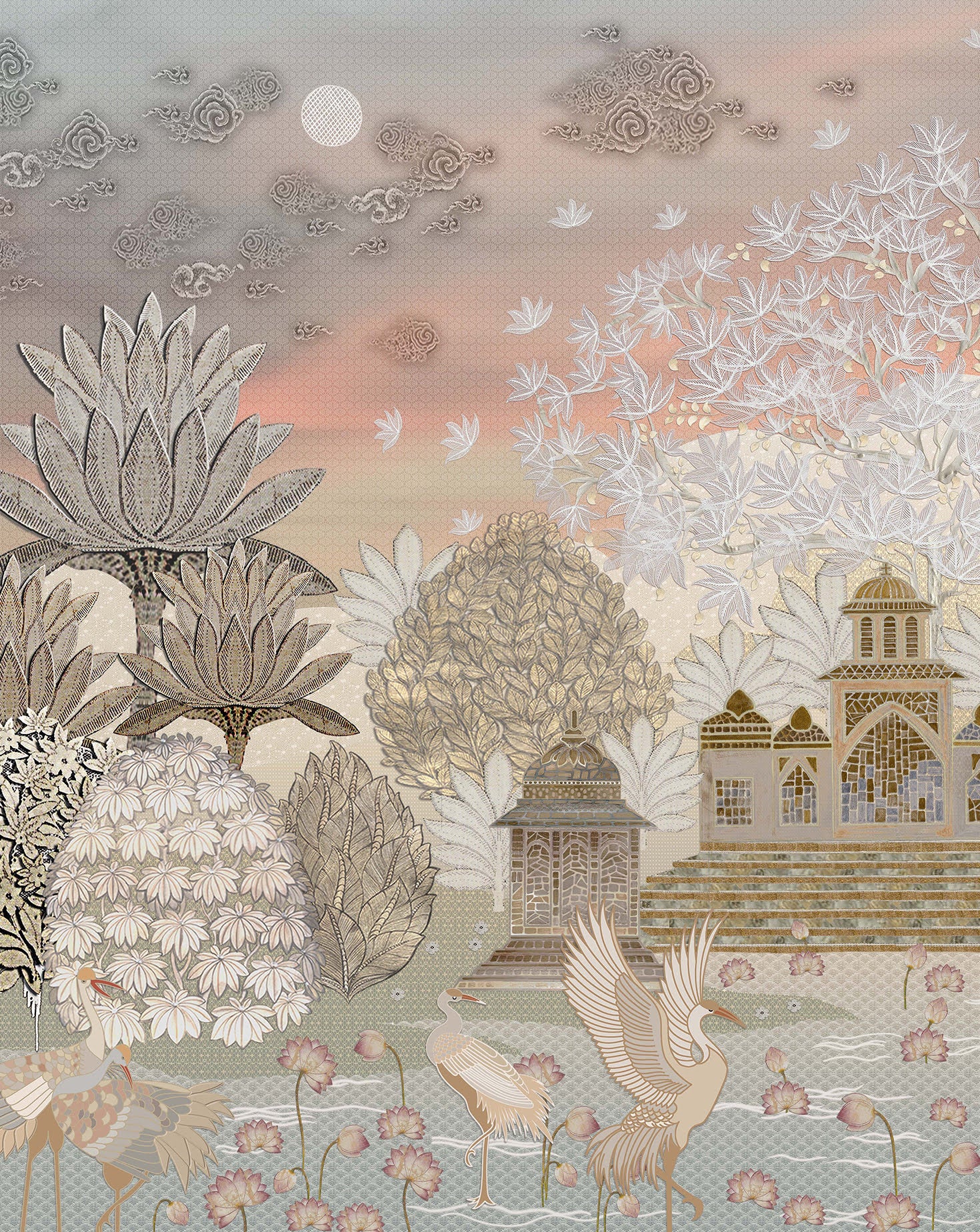 Padmatal Hand Embroidered Tapestry