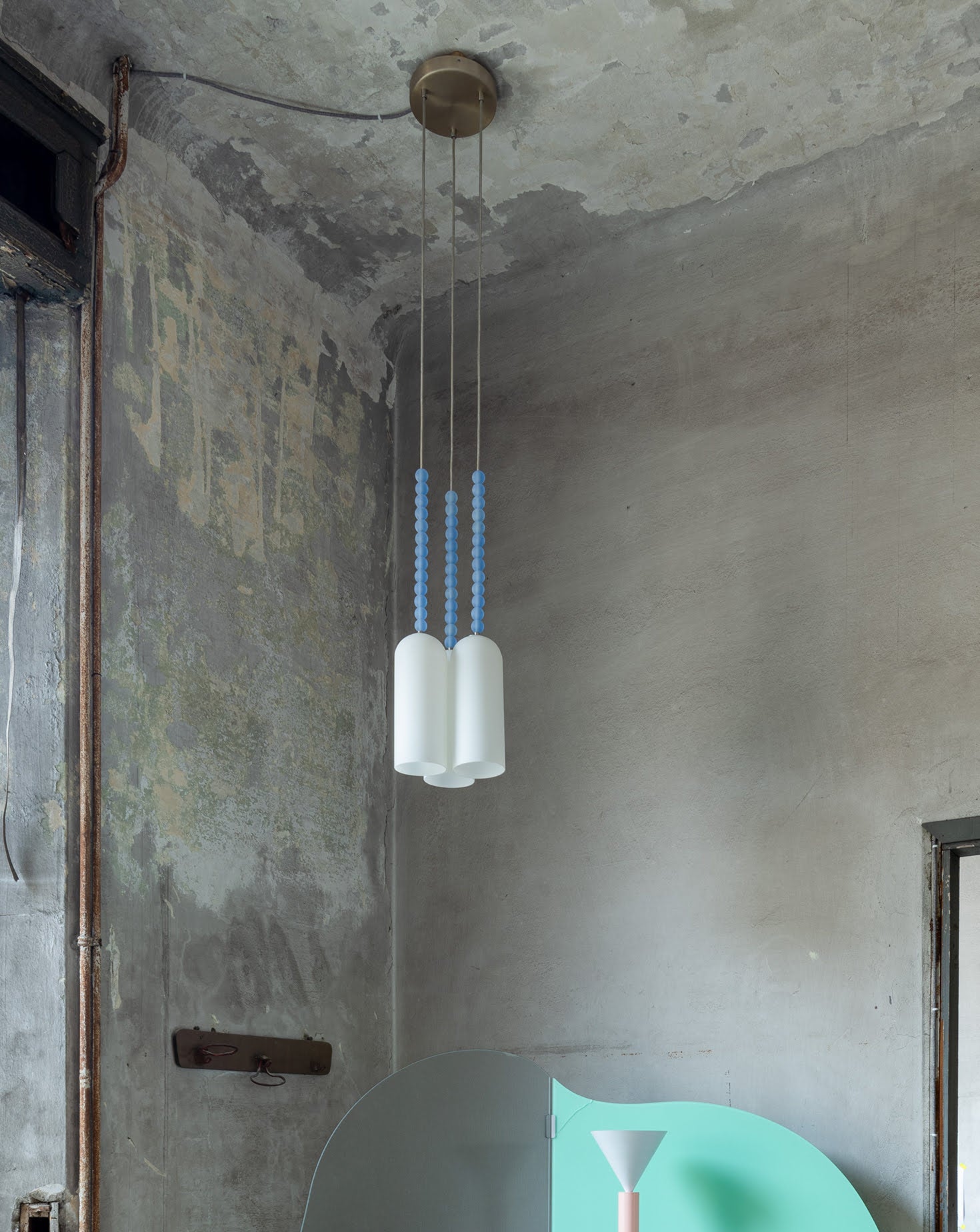 Tulip Opal Glass Ceiling Light