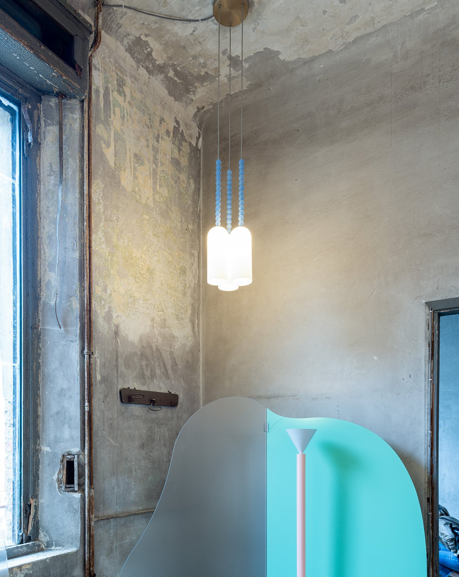 Tulip Opal Glass Ceiling Light