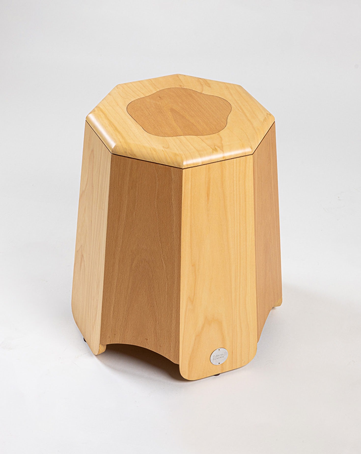 Saif Natual Wood Stool