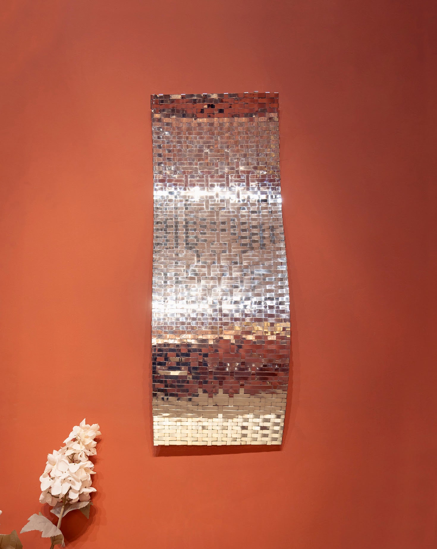 Serpentine Woven Steel Wall Art