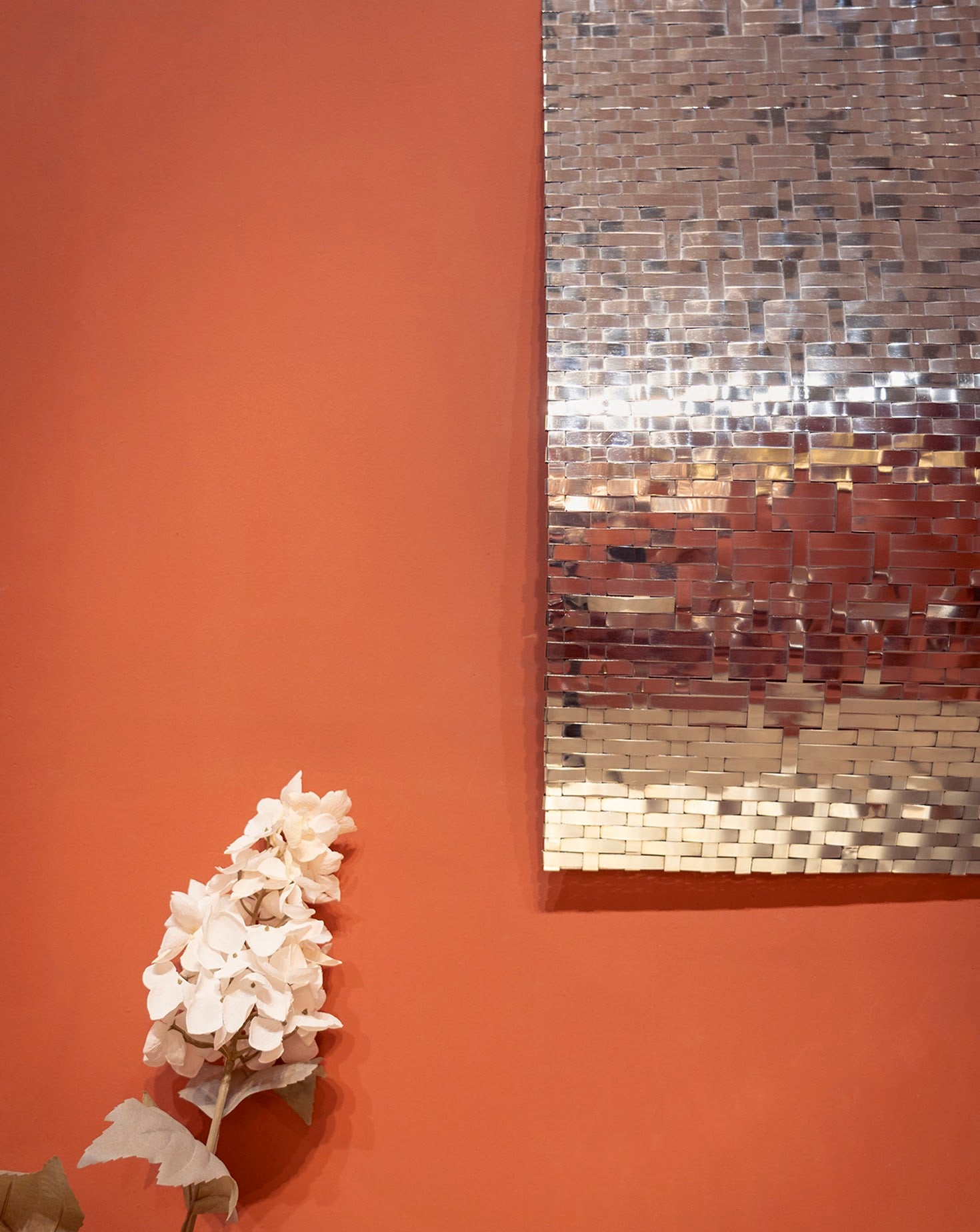 Serpentine Woven Steel Wall Art