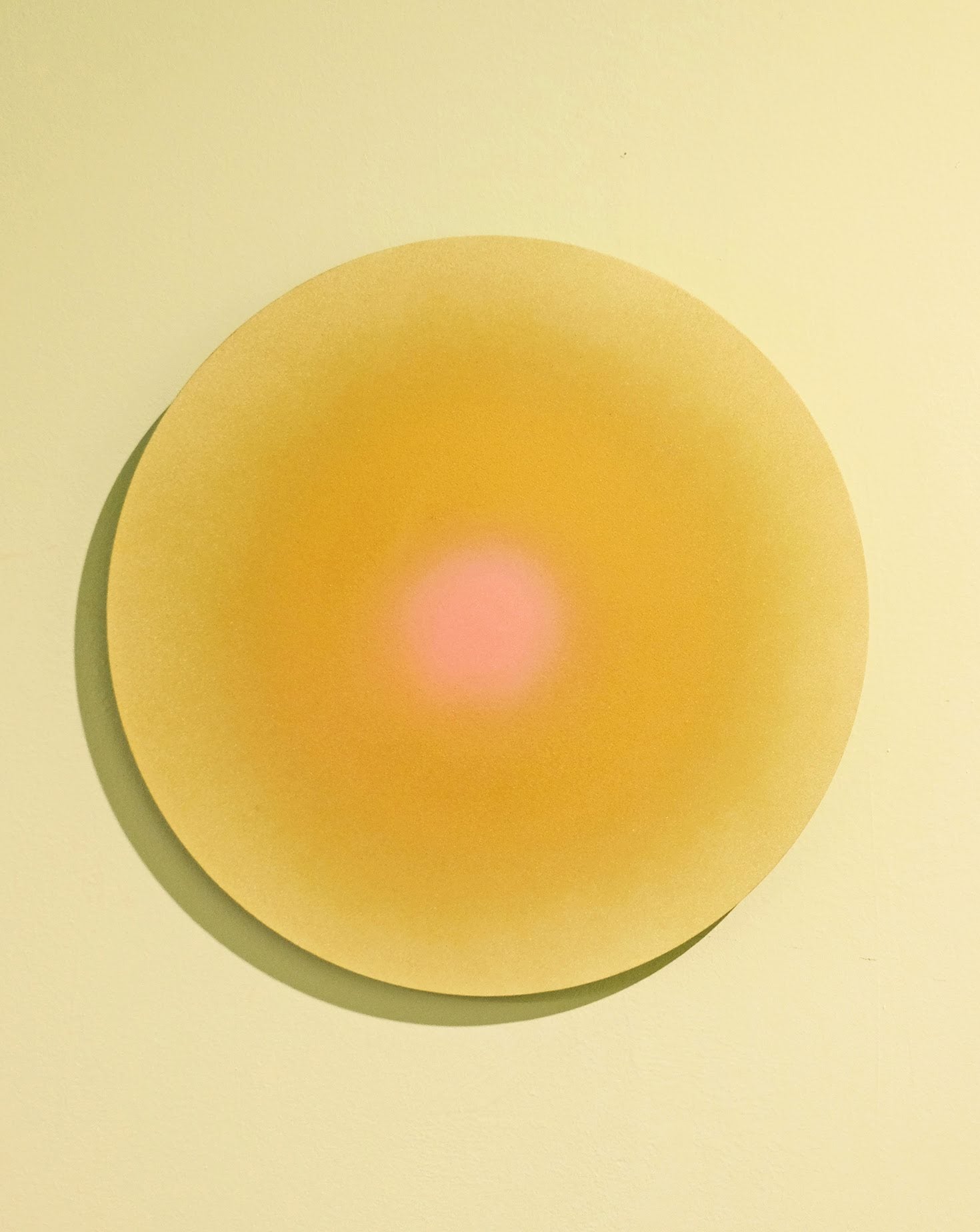 Soft Dot Honey Gold Acrylic Paint Wall Art