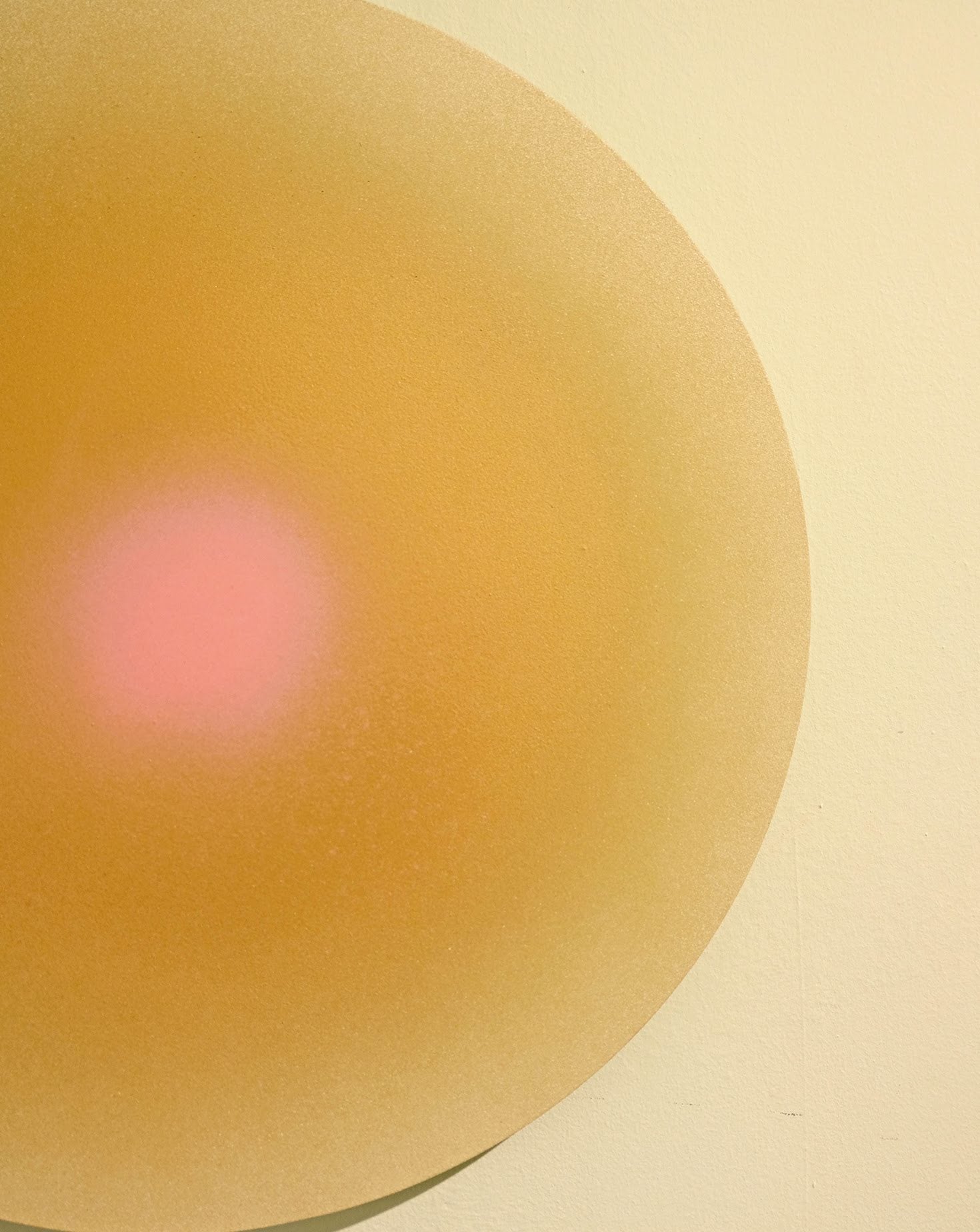 Soft Dot Honey Gold Acrylic Paint Wall Art