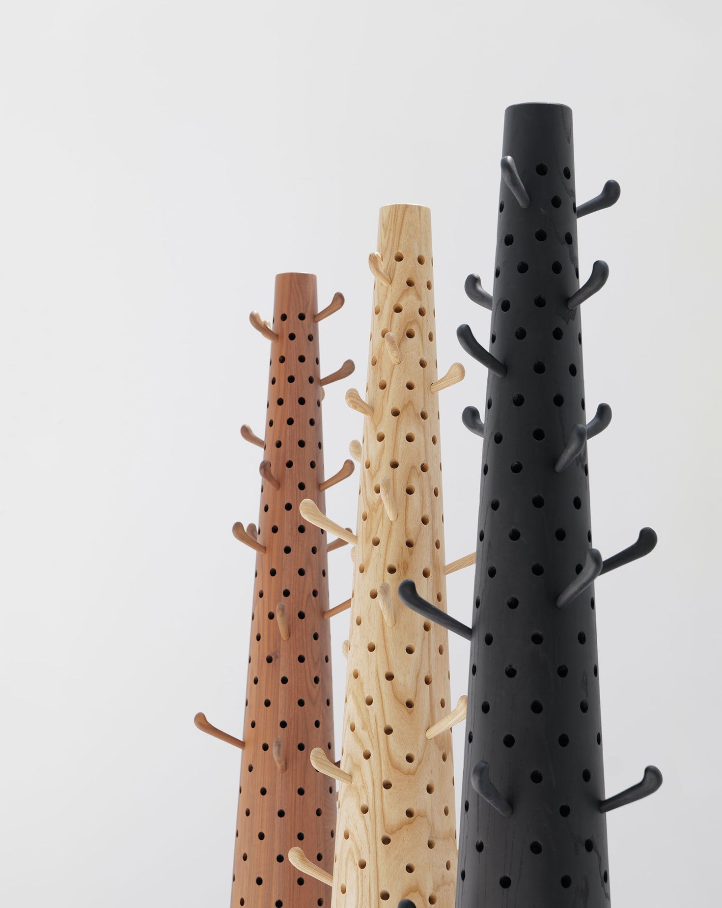Spike Solid Wood Coat Hanger