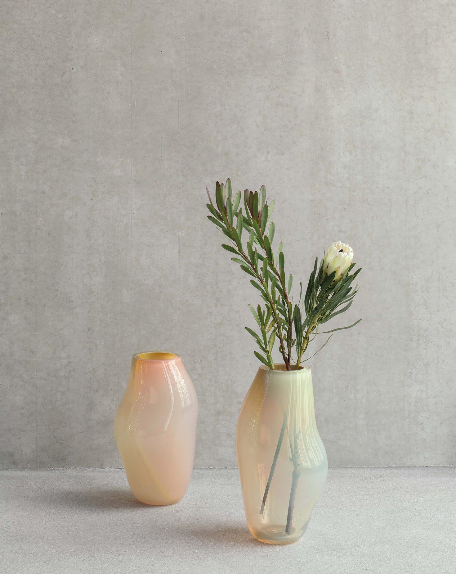 Supernova IV Amber Iridescent Vase