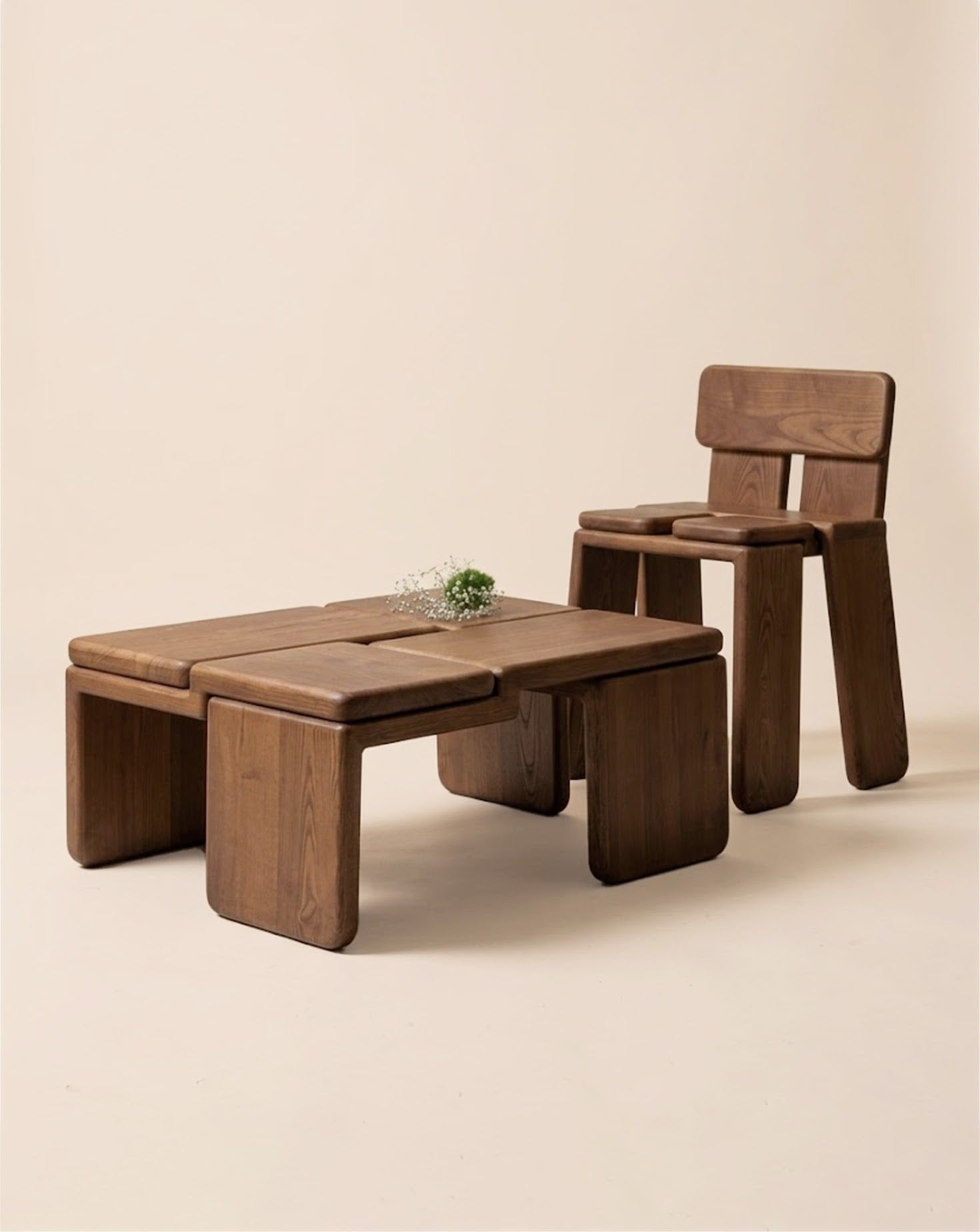 The Knot Ash Wood Coffee Table