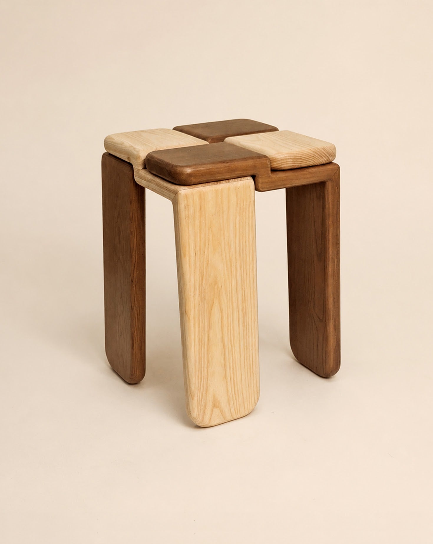 The Knot Wood Stool