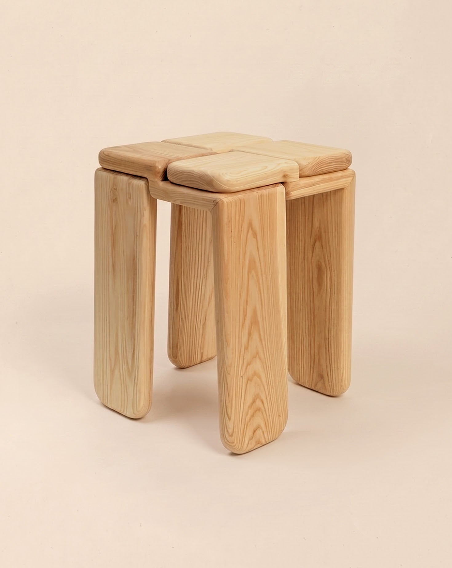 The Knot Wood Stool