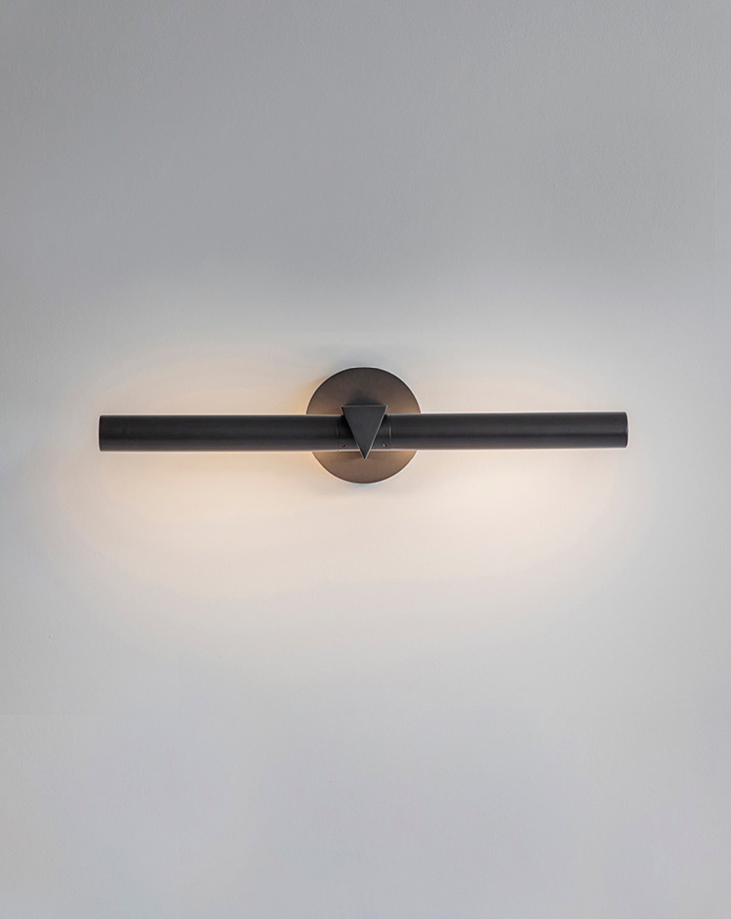 Triangle Picture Dark Bronze Wall Light