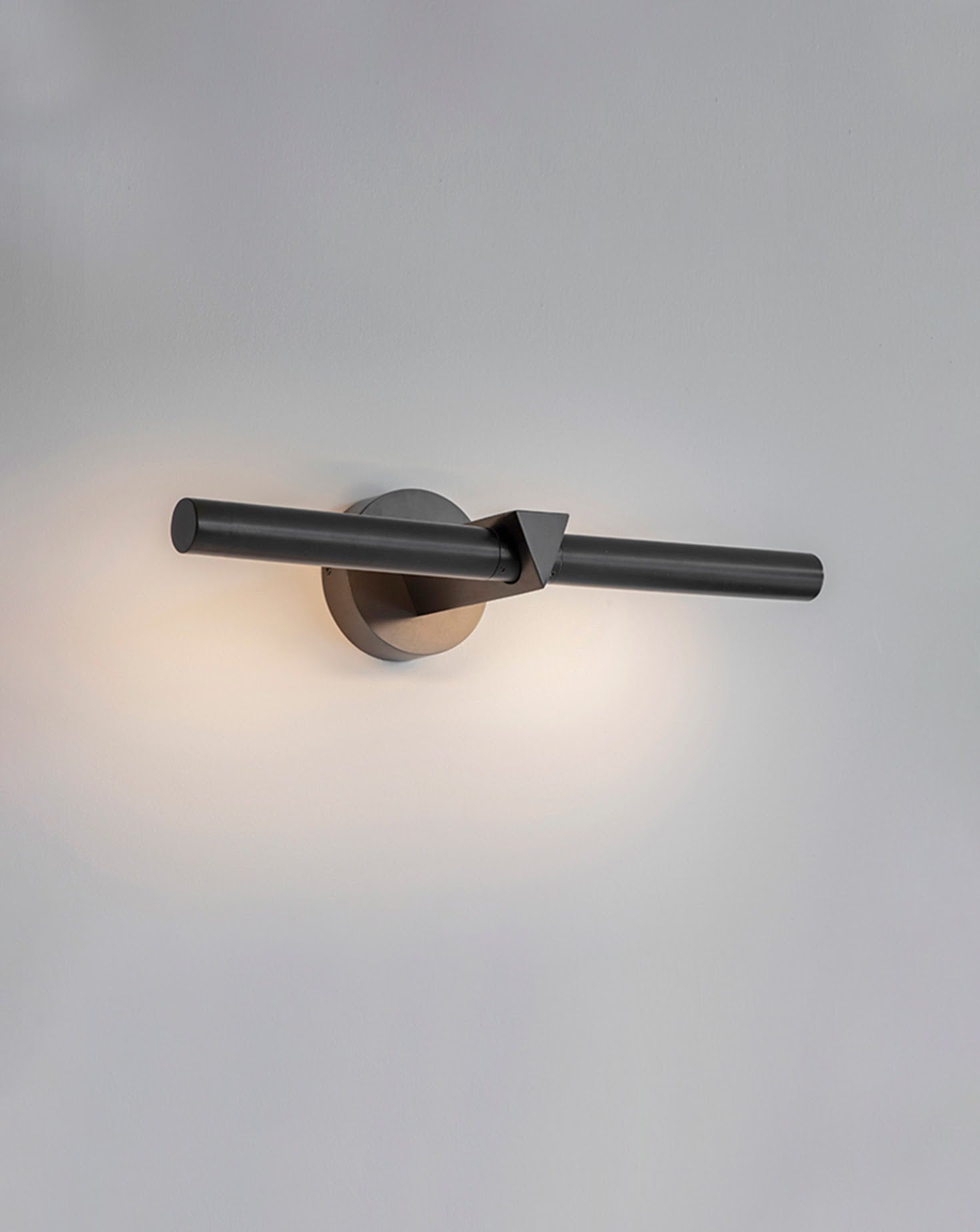 Triangle Picture Dark Bronze Wall Light